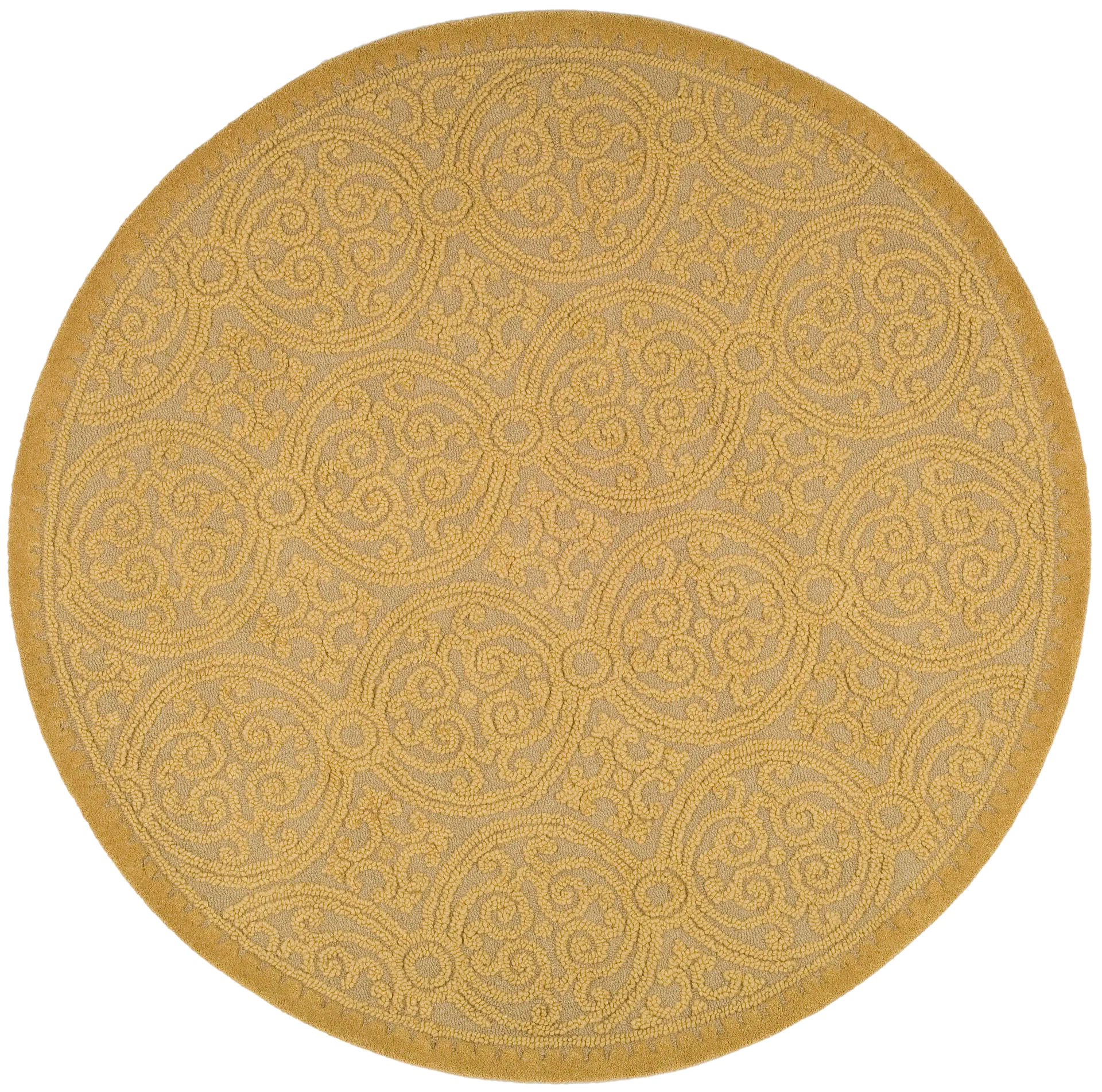 Cambridge Interlocking Circle Hand-Tufted Wool Rug