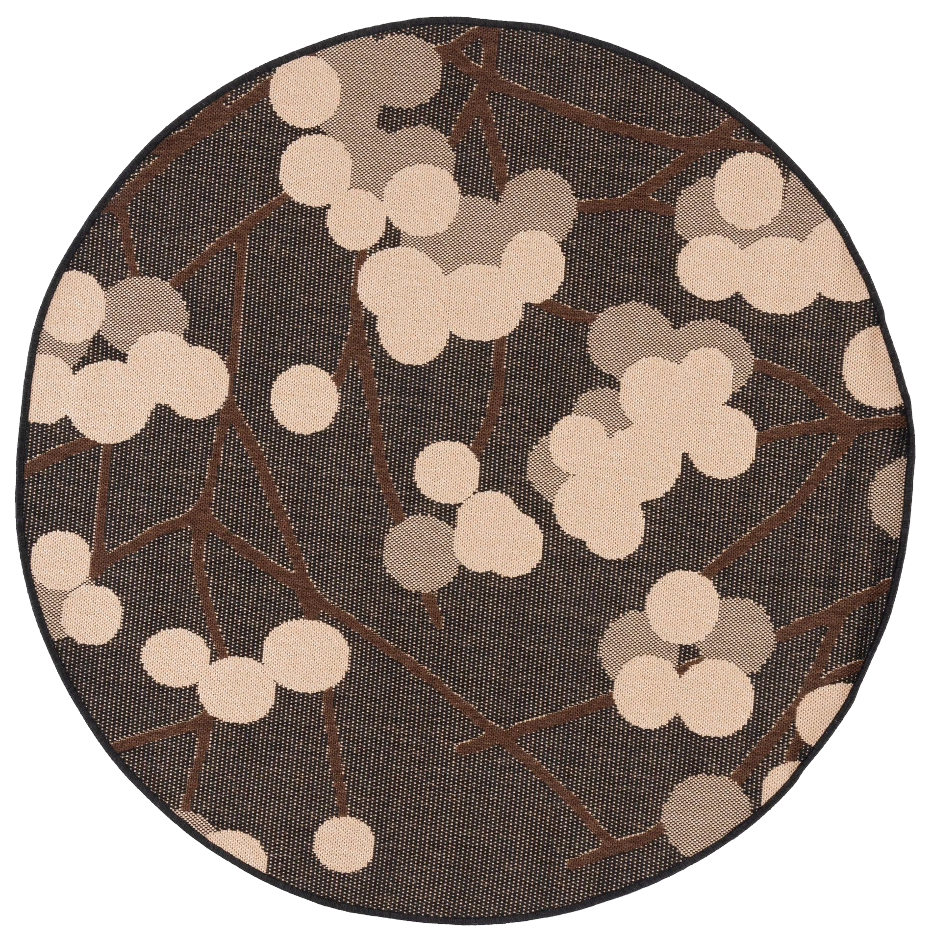 Courtyard Berry Branch Outdoor Rug