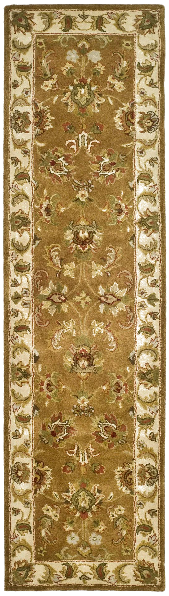 Heritage Botanical Scroll Hand-Tufted Wool Rug
