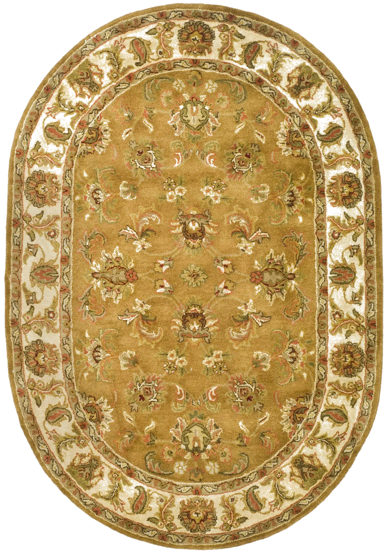 Heritage Botanical Scroll Hand-Tufted Wool Rug