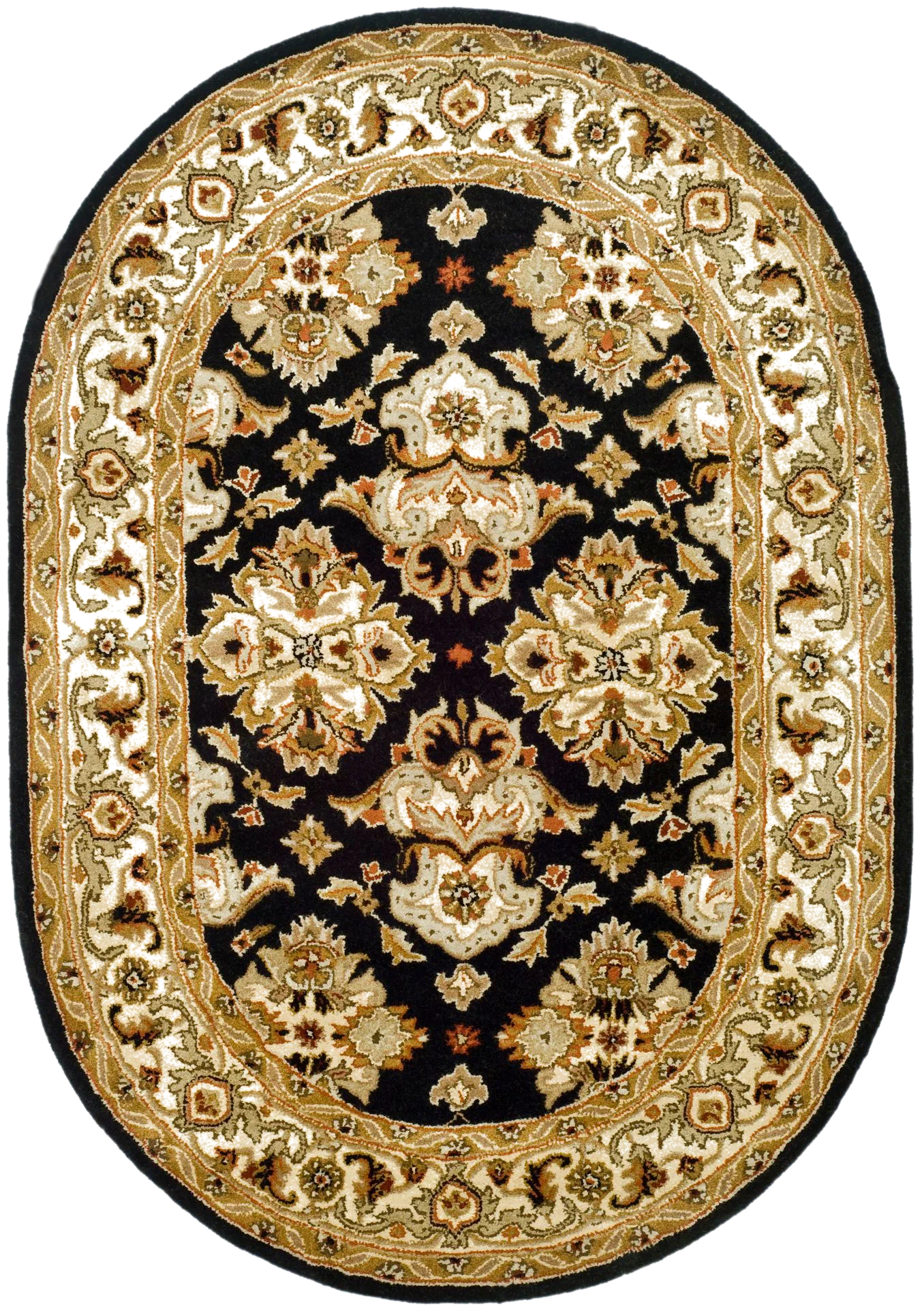 Heritage Repeating Palmette Hand-Tufted Wool Rug