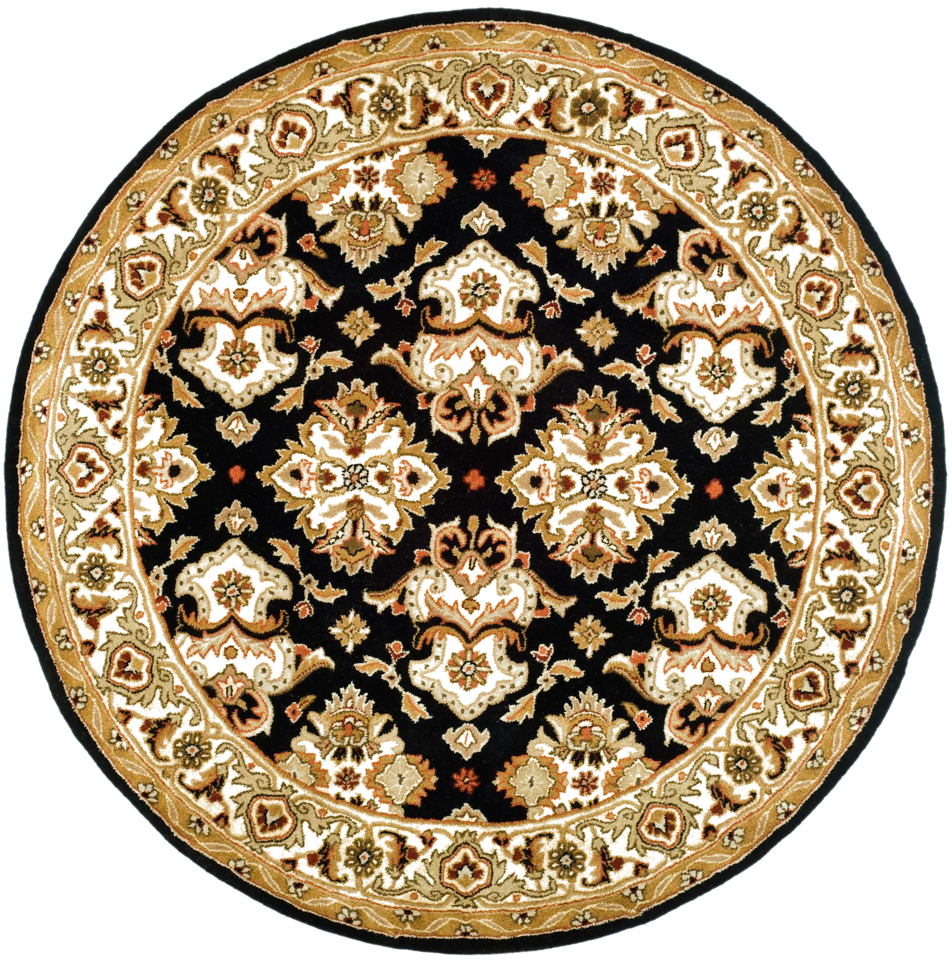 Heritage Repeating Palmette Hand-Tufted Wool Rug