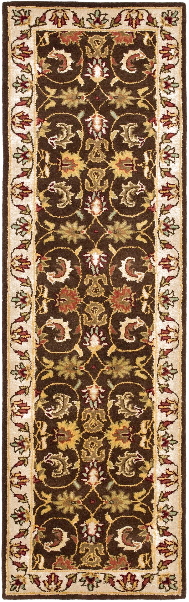Heritage Botanical Scroll Hand-Tufted Wool Rug