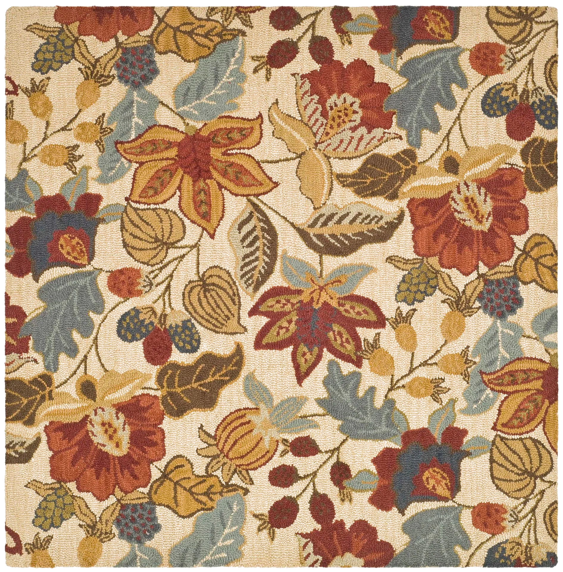 Jardin Botanical Allover Hand-Tufted Wool Rug
