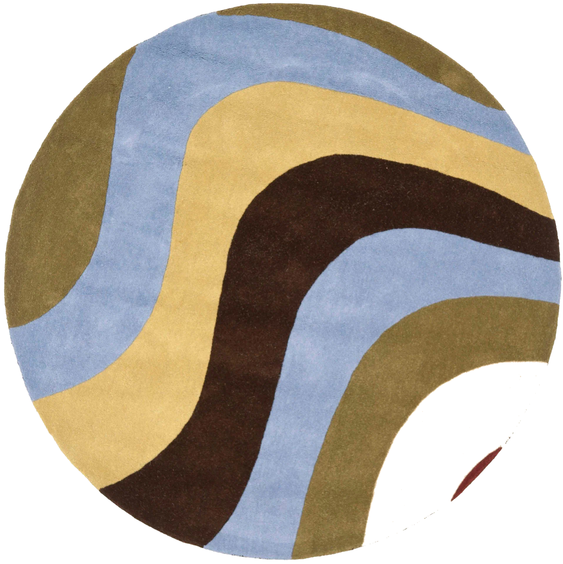 Rodeo Drive Wavy Stripe Hand-Tufted Wool Rug