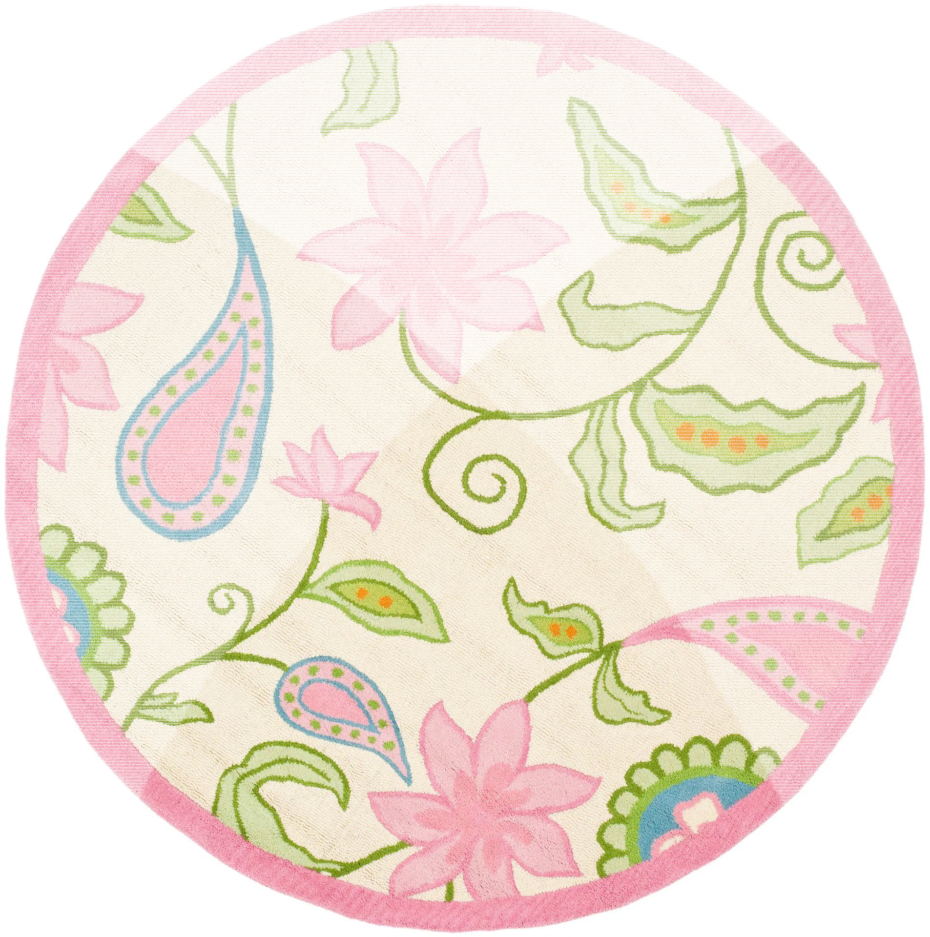 Safavieh Kids Floral Paisley Hand-Tufted Wool Rug