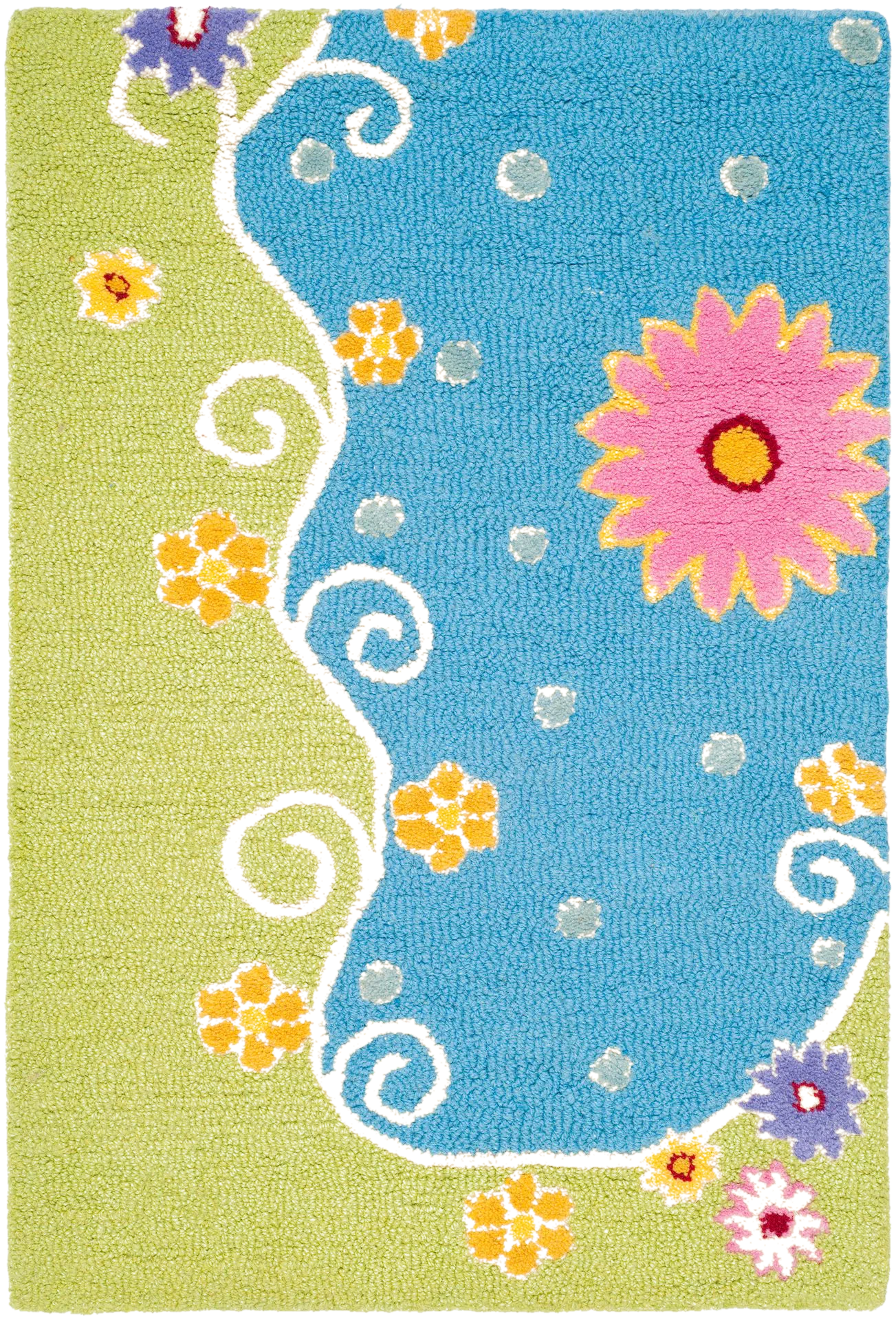 Safavieh Kids Garden Pond Floral Hand-Tufted Rug