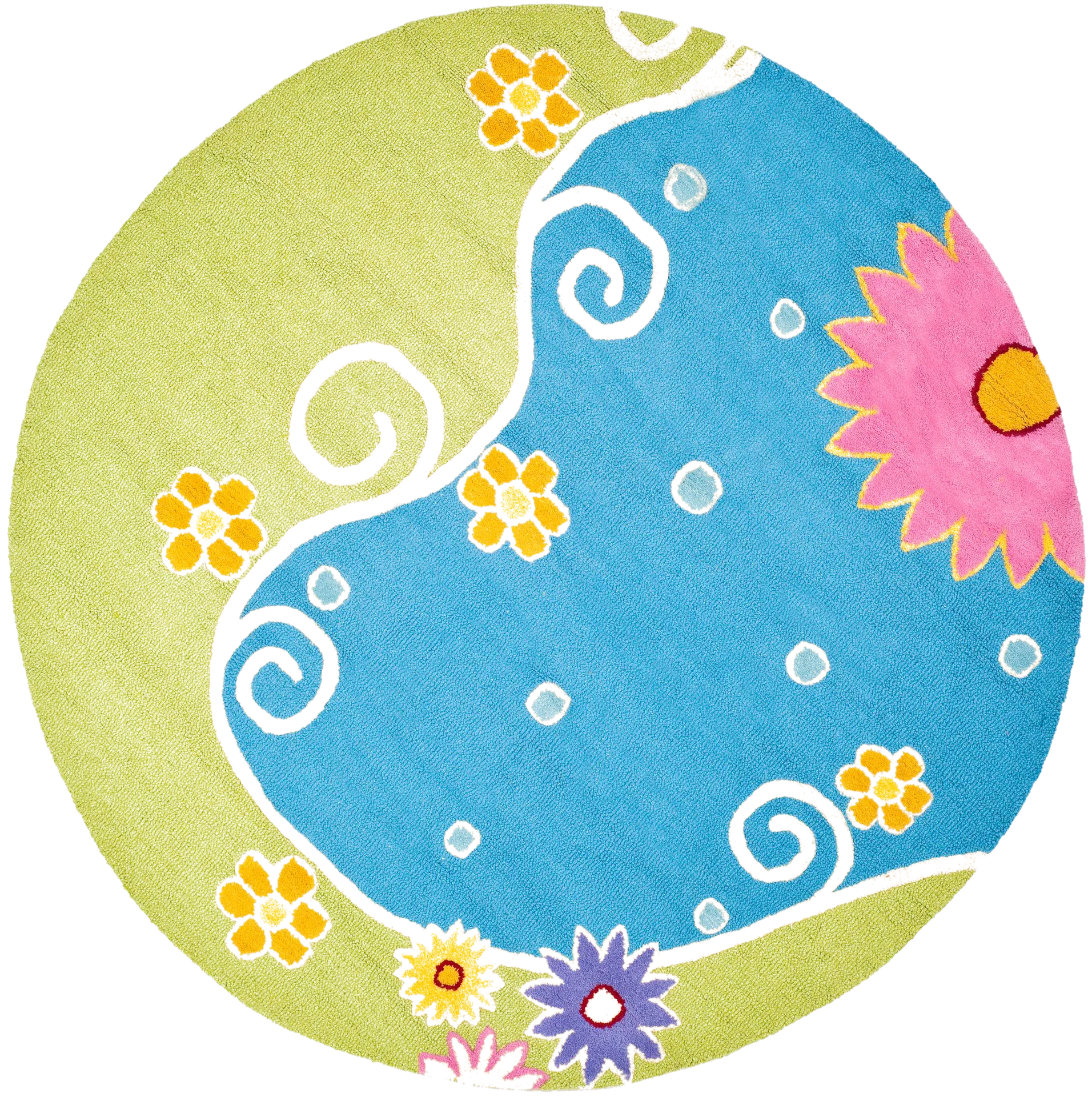 Safavieh Kids Garden Pond Floral Hand-Tufted Rug