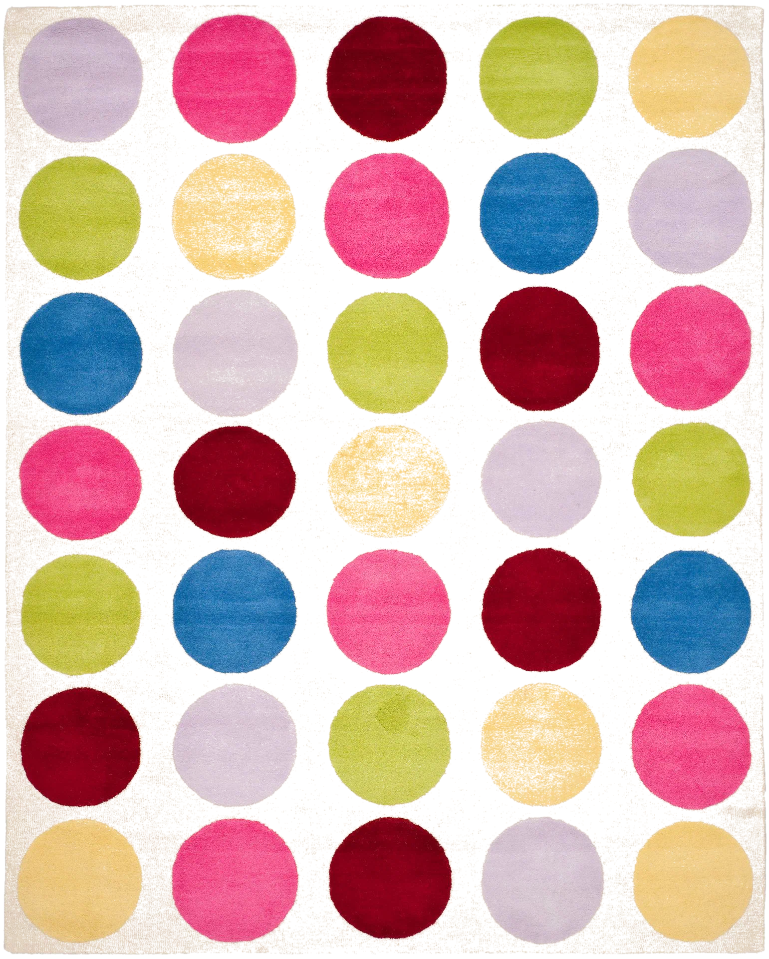 Safavieh Kids Polka Dot Hand-Tufted Rug