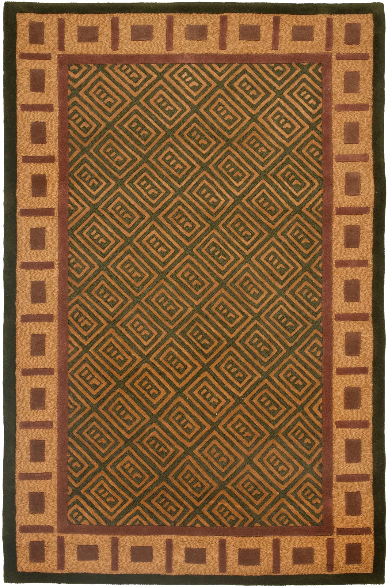 Soho Concentric Diamond Rug