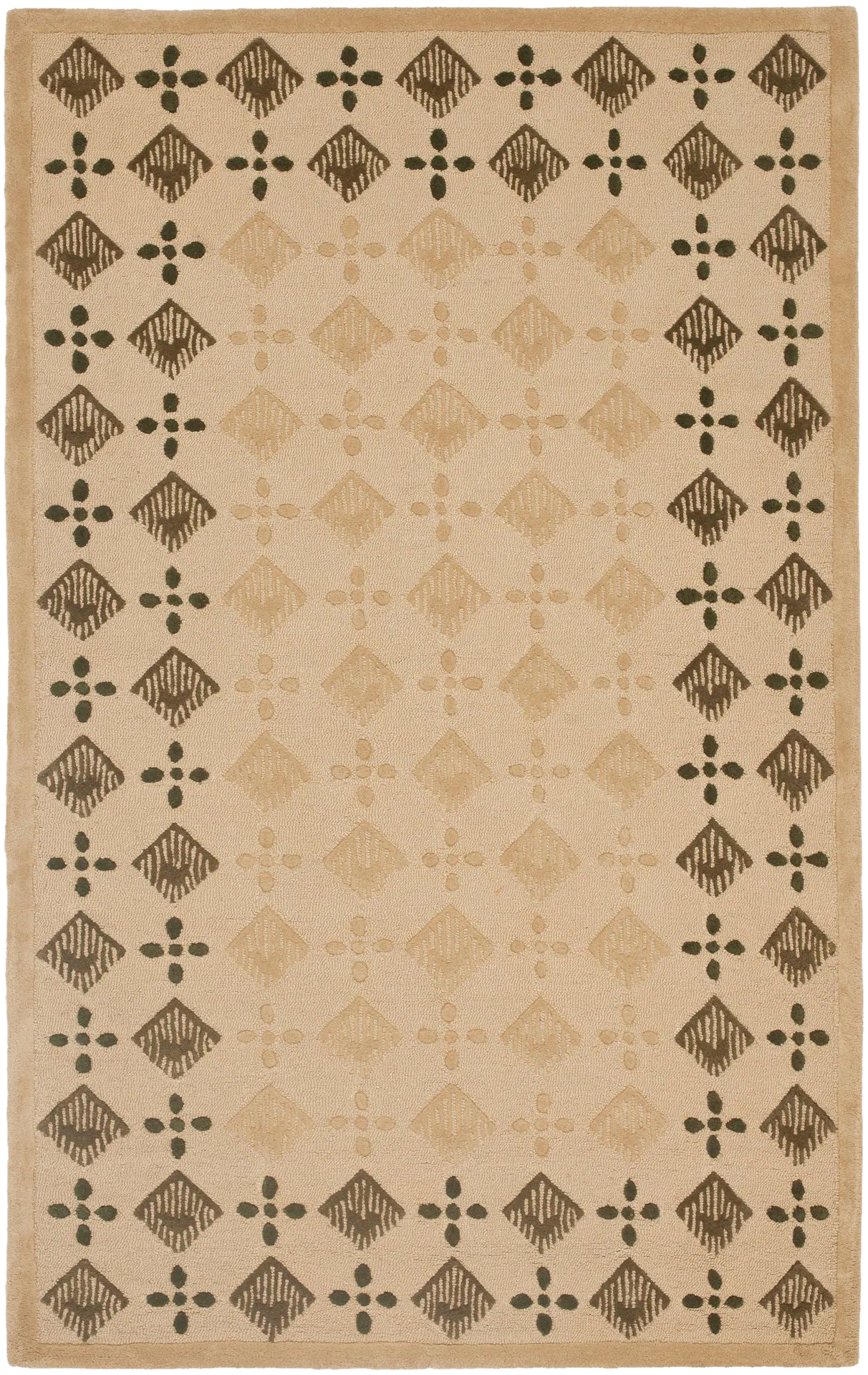 Soho Geometric Hand-Tufted Wool Rug