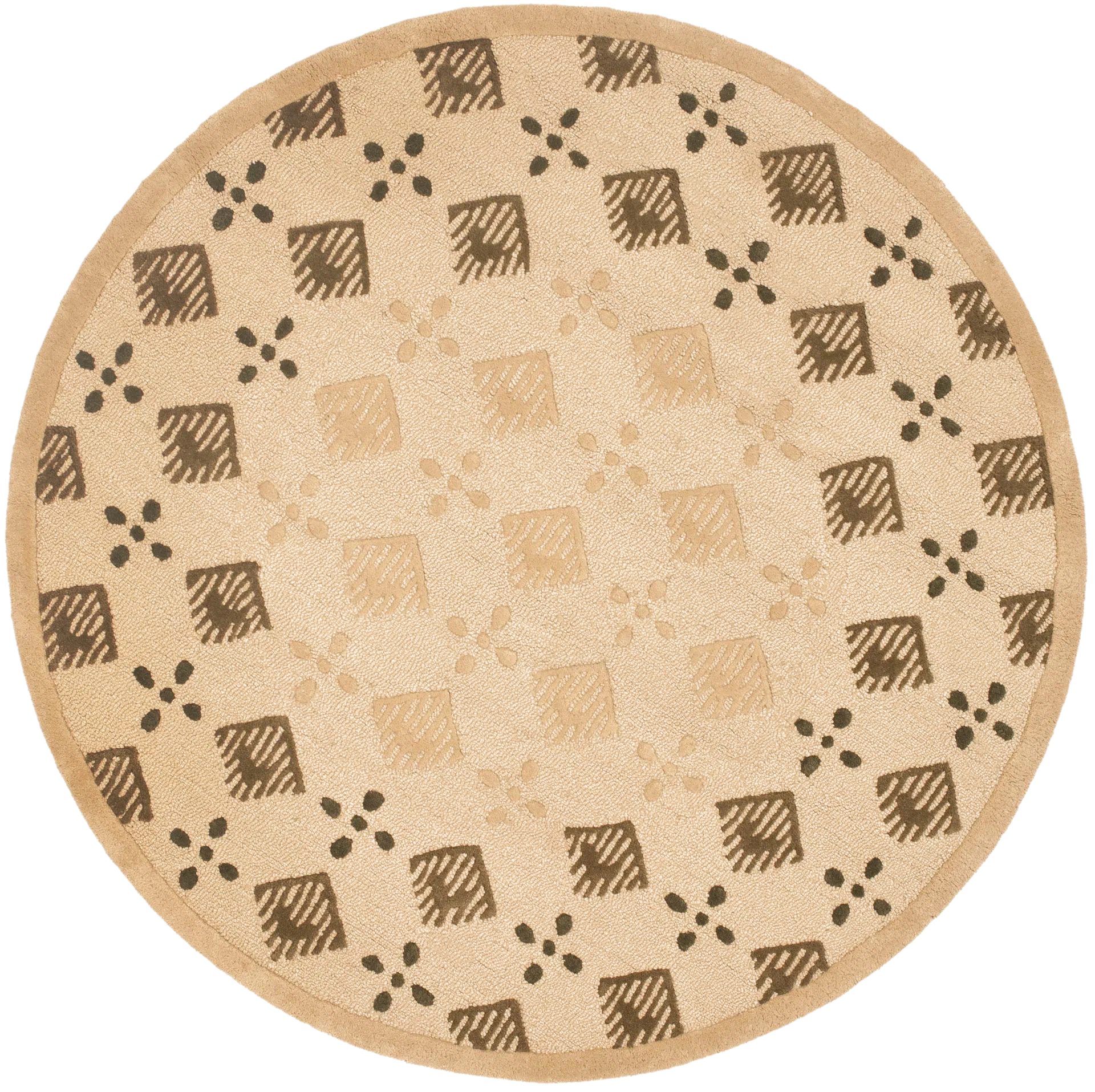 Soho Geometric Hand-Tufted Wool Rug