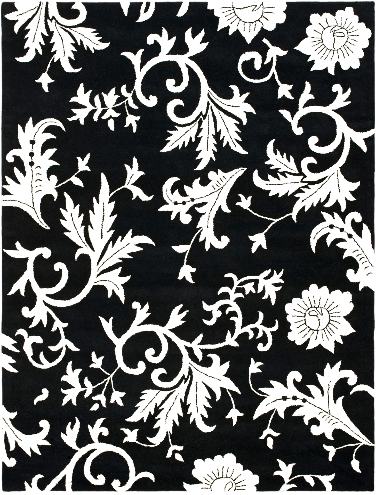 Soho Acanthus Scroll Hand-Tufted Wool Rug
