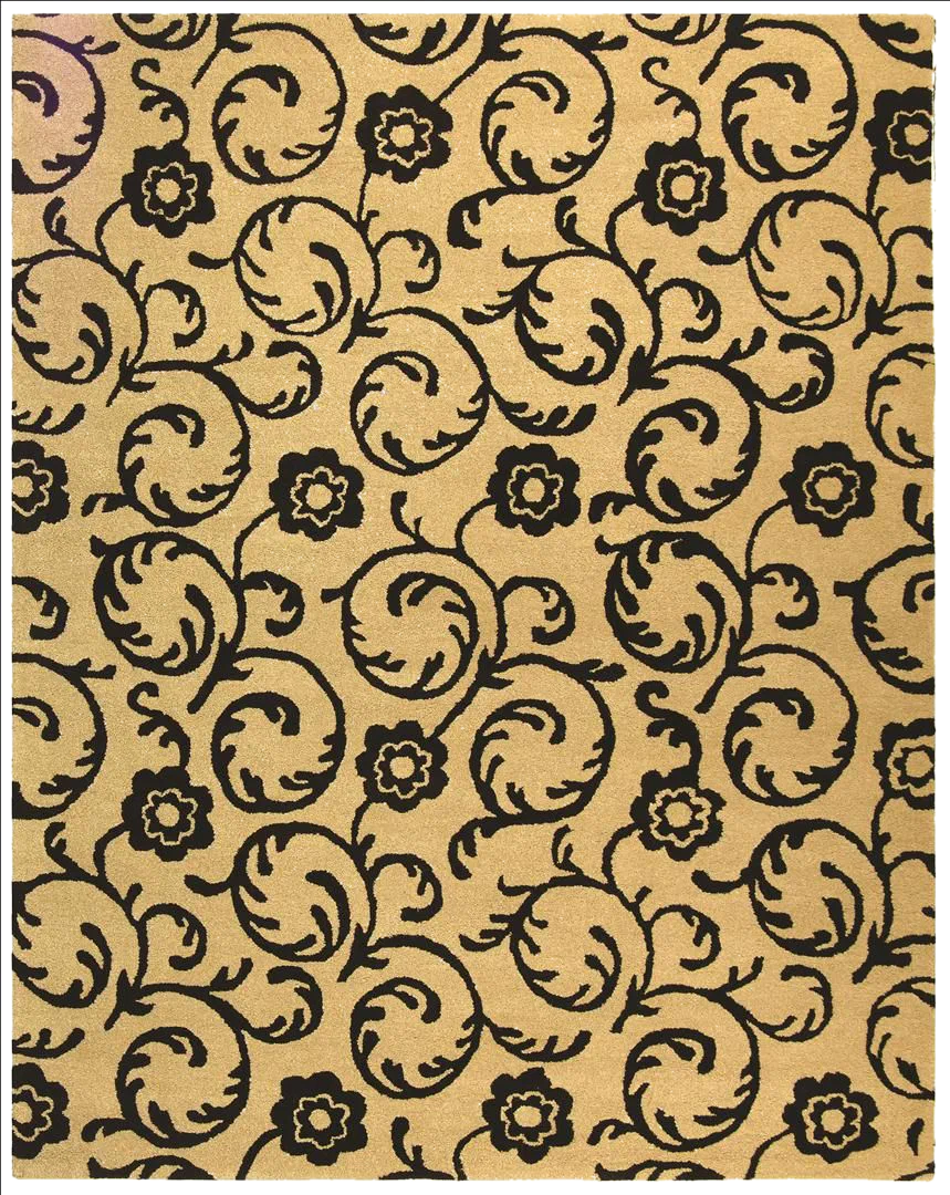 Soho Scrolling Vine Hand-Tufted Rug