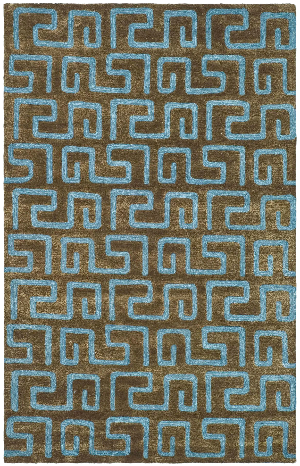 Brown / Light Blue