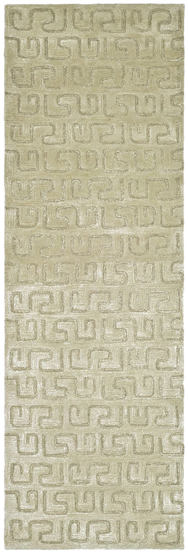 Soho Greek Key Hand-Tufted Wool Rug