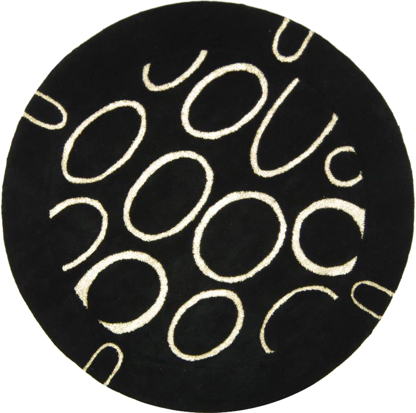 Soho Scattered Rings Hand-Tufted Rug