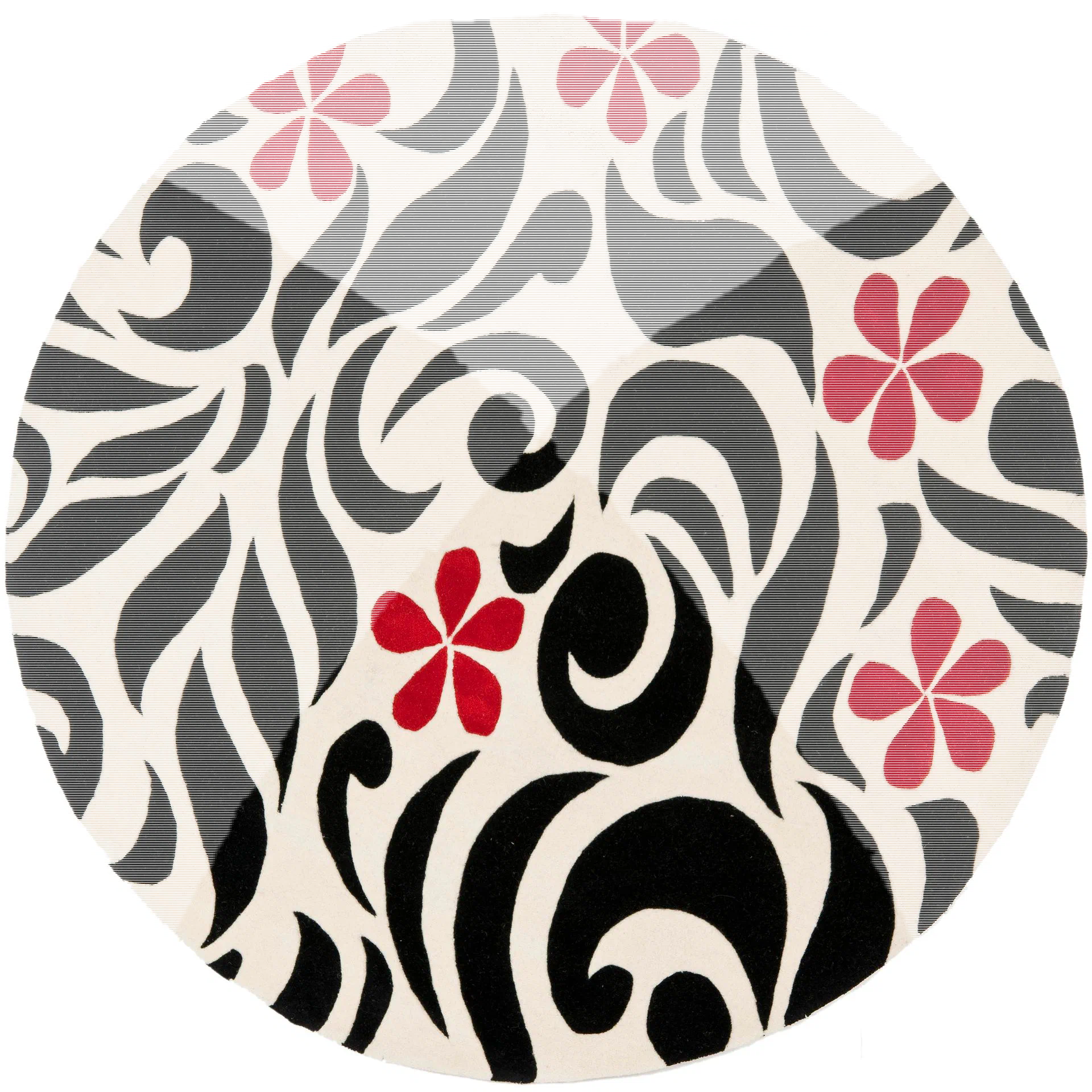 Soho Swirling Vine Hand-Tufted Rug