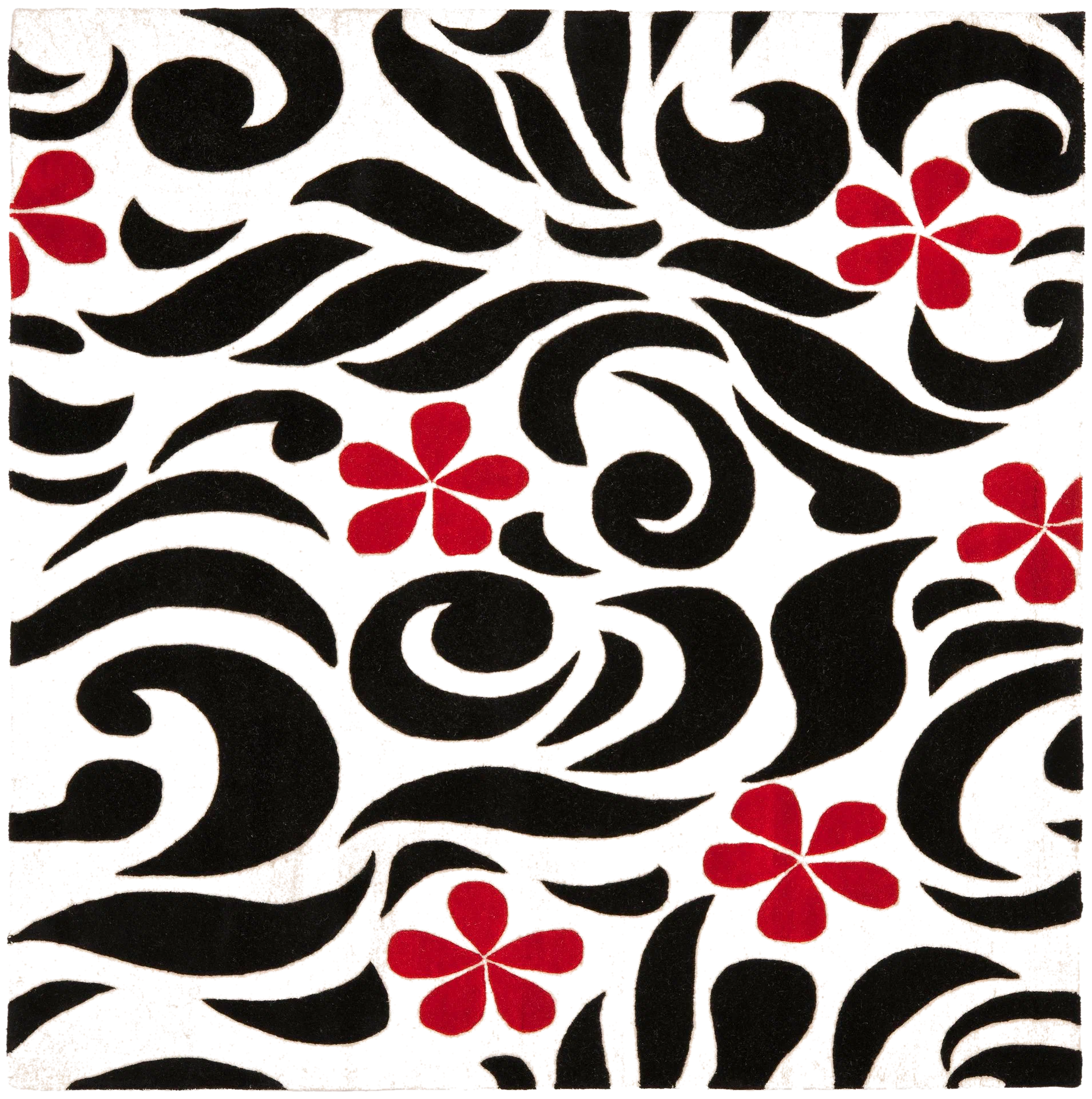 Soho Swirling Vine Hand-Tufted Rug