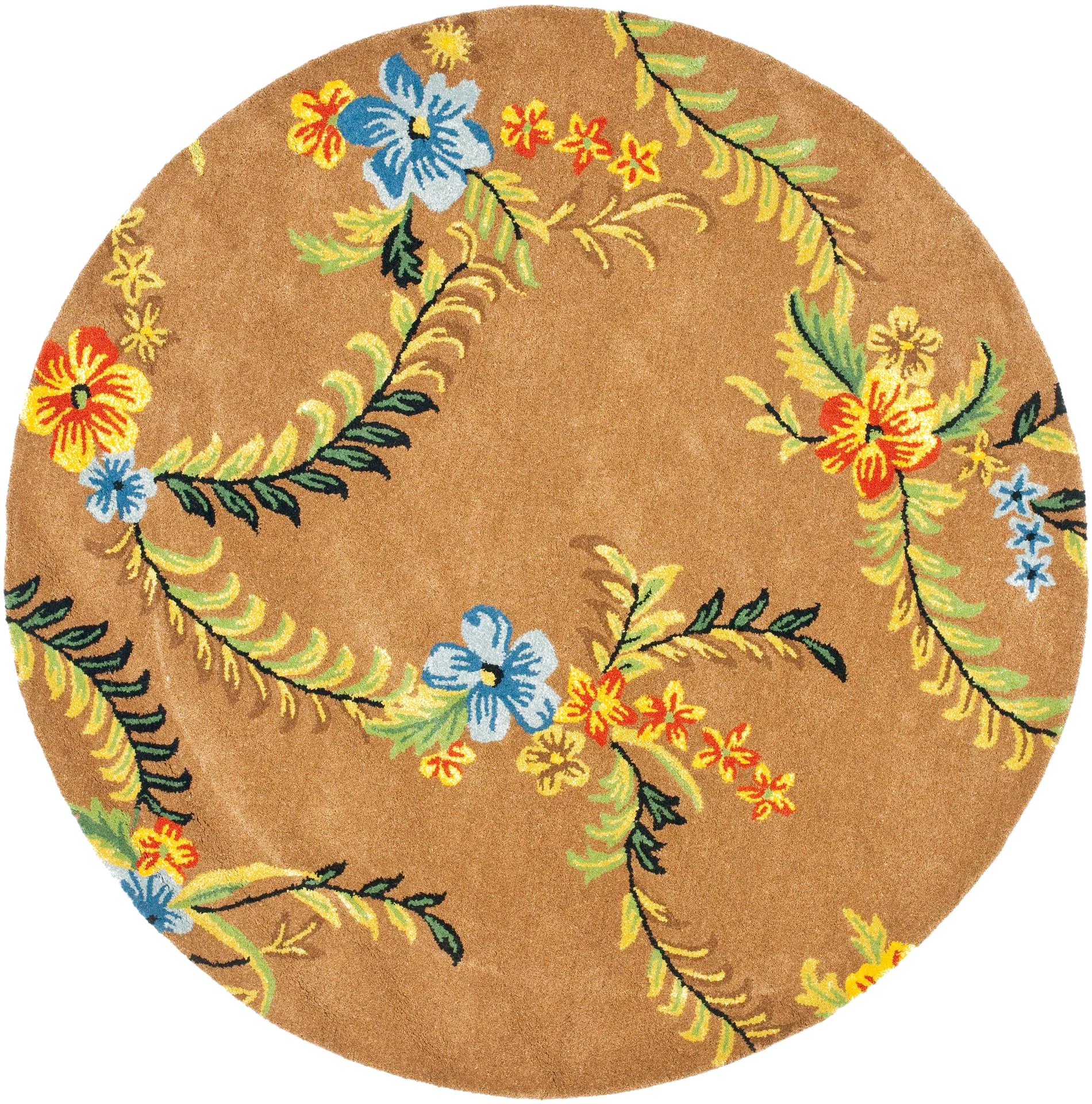 Soho Trailing Floral Vine Hand-Tufted Rug