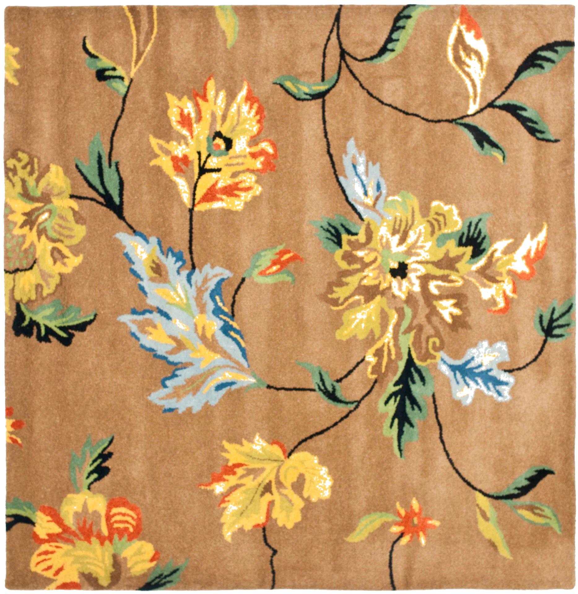 Soho Jacobean Floral Hand-Tufted Rug