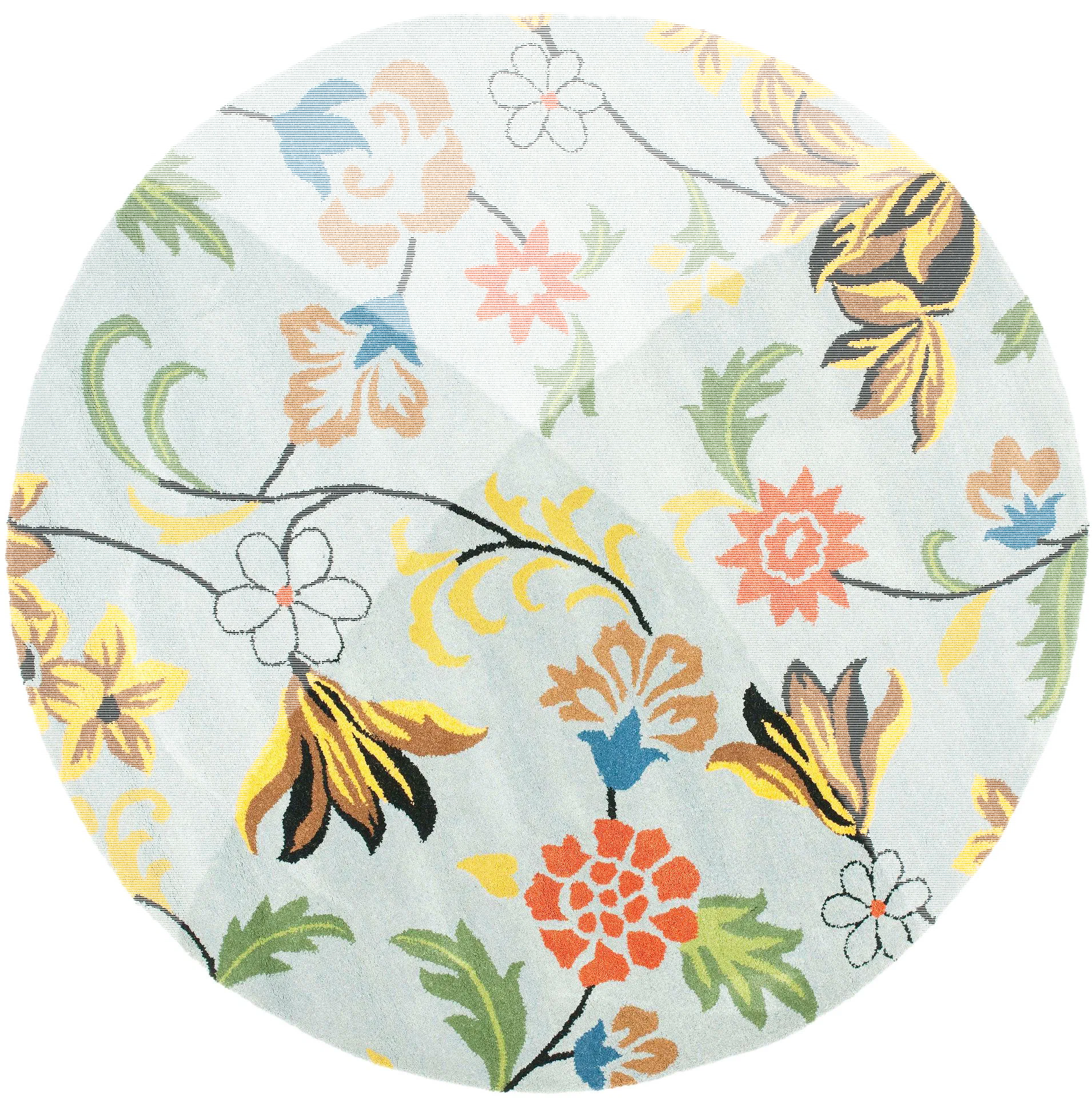 Soho Floral Vine Hand-Tufted Rug