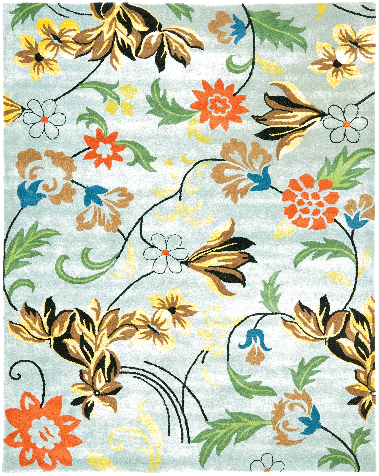 Soho Floral Vine Hand-Tufted Rug