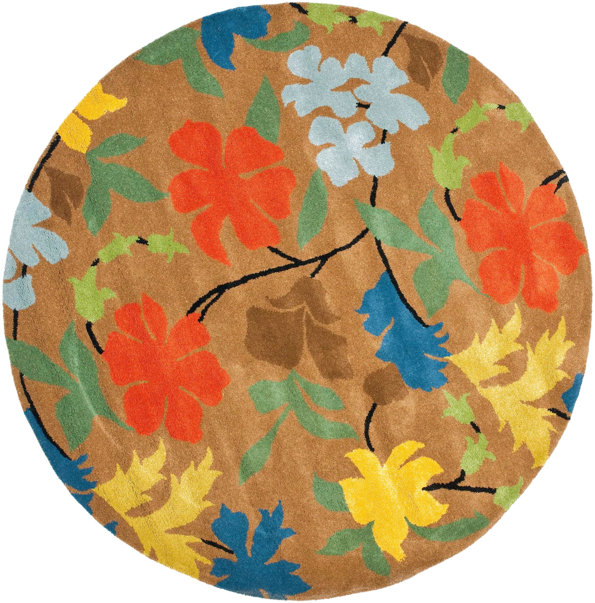Soho Botanical Foliage Hand-Tufted Rug