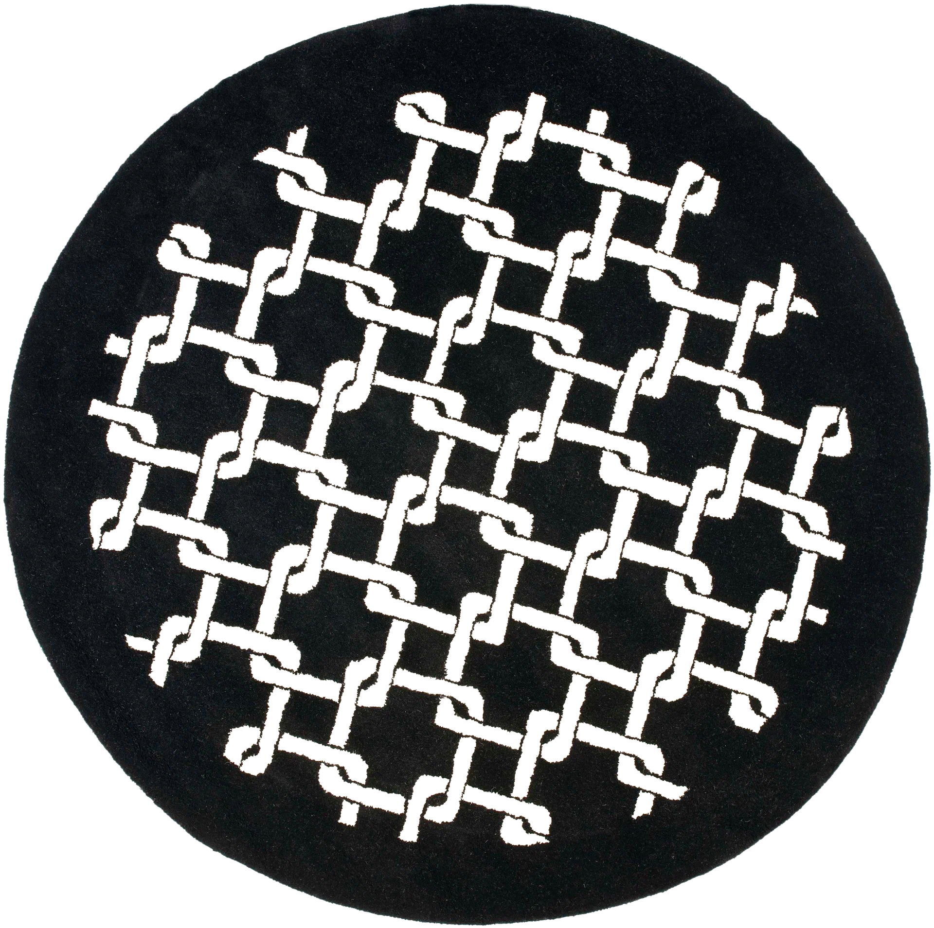 Soho Interlocking Chain Hand-Tufted Rug