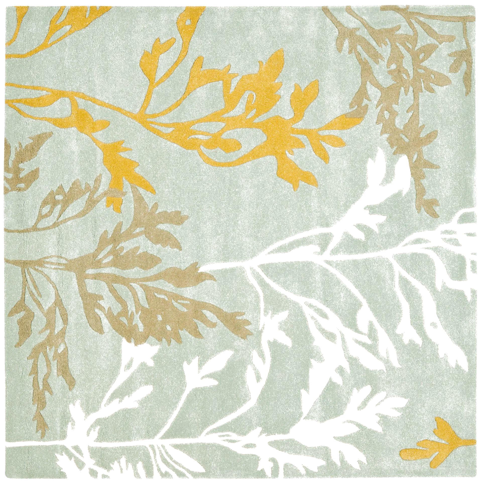 Soho Silhouetted Stems Hand-Tufted Rug