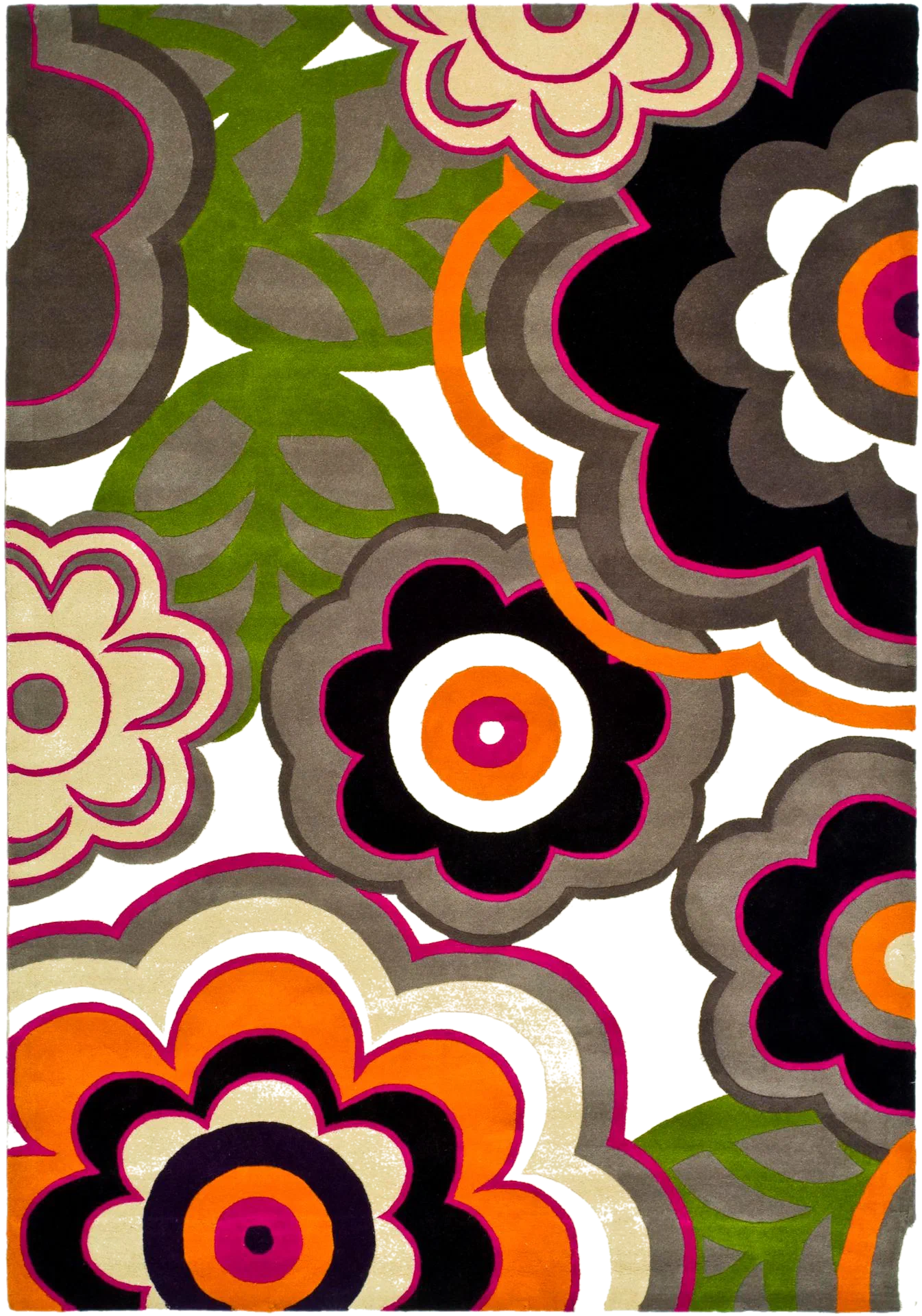 Soho Bold Floral Hand-Tufted Wool Rug