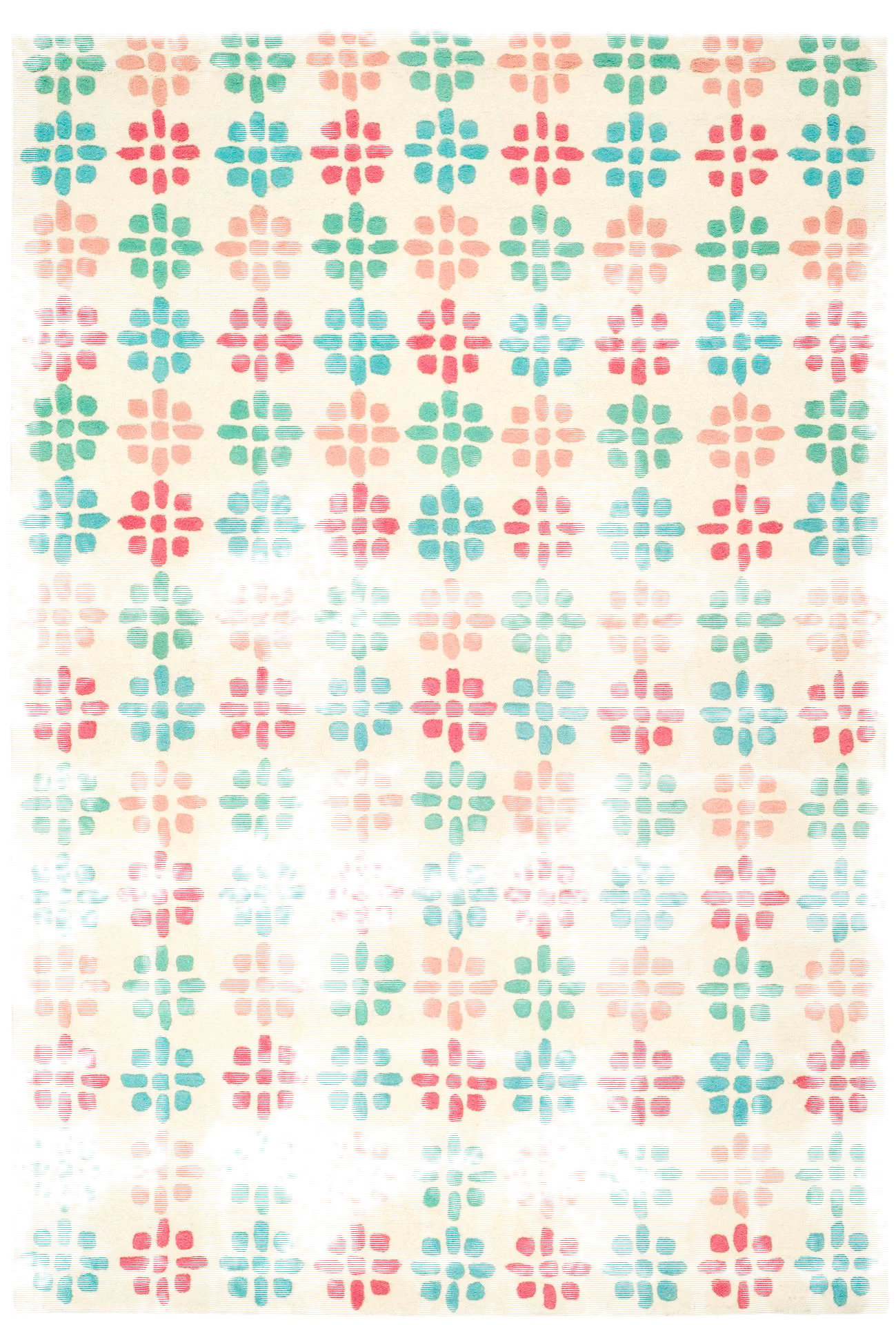 Soho Stylized Floral Hand-Tufted Wool Rug