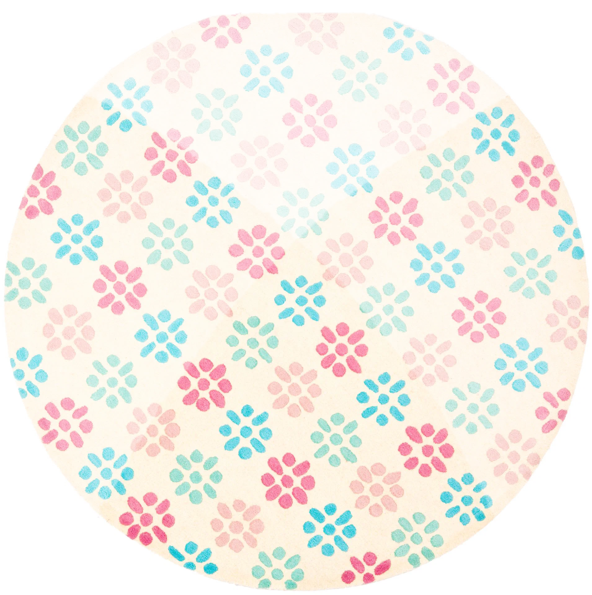 Soho Stylized Floral Hand-Tufted Wool Rug