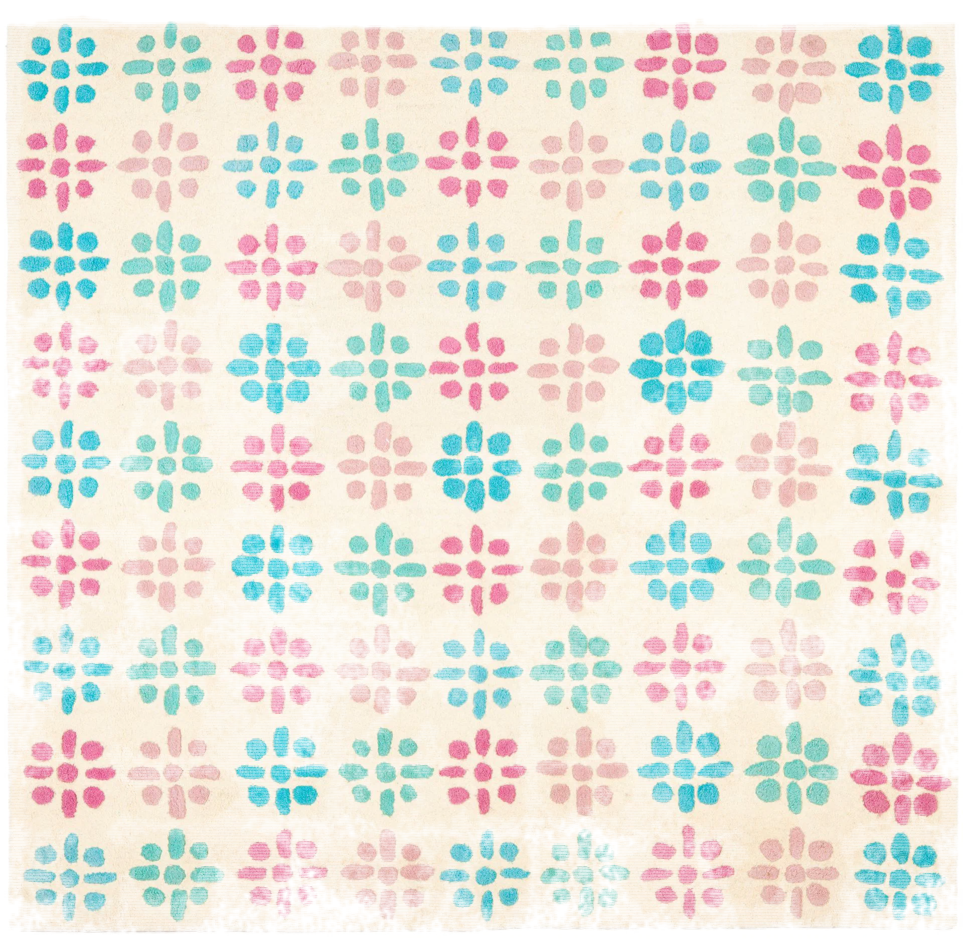 Soho Stylized Floral Hand-Tufted Wool Rug