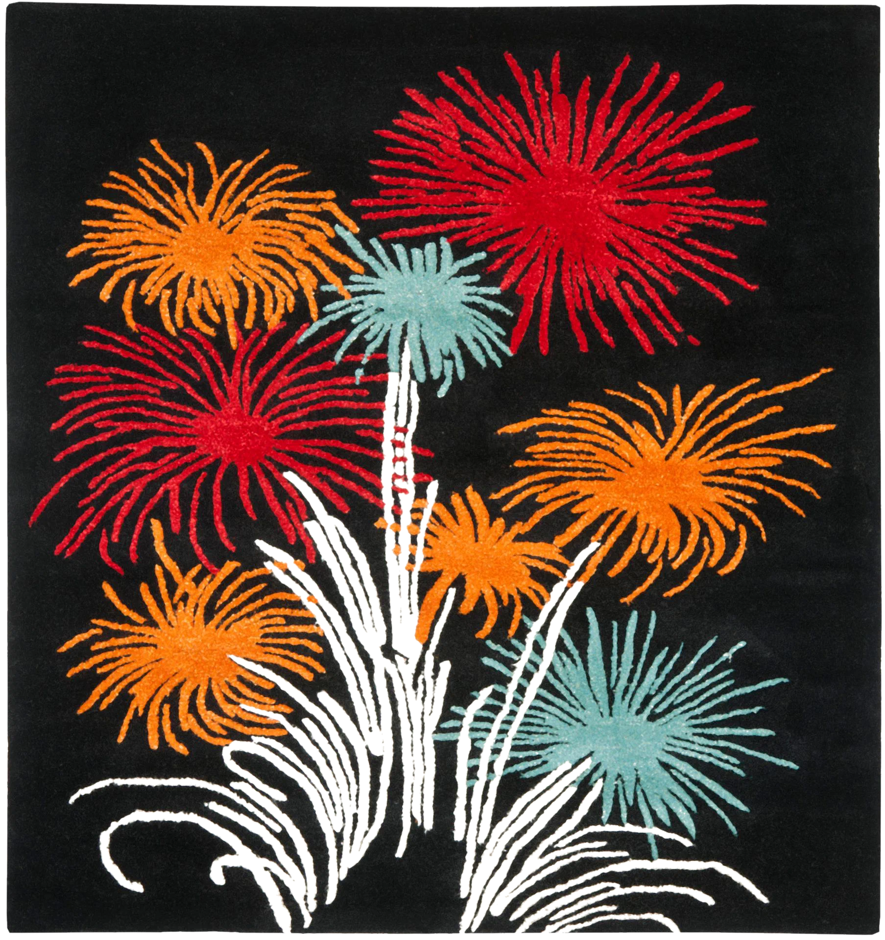 Soho Botanical Burst Hand-Tufted Rug
