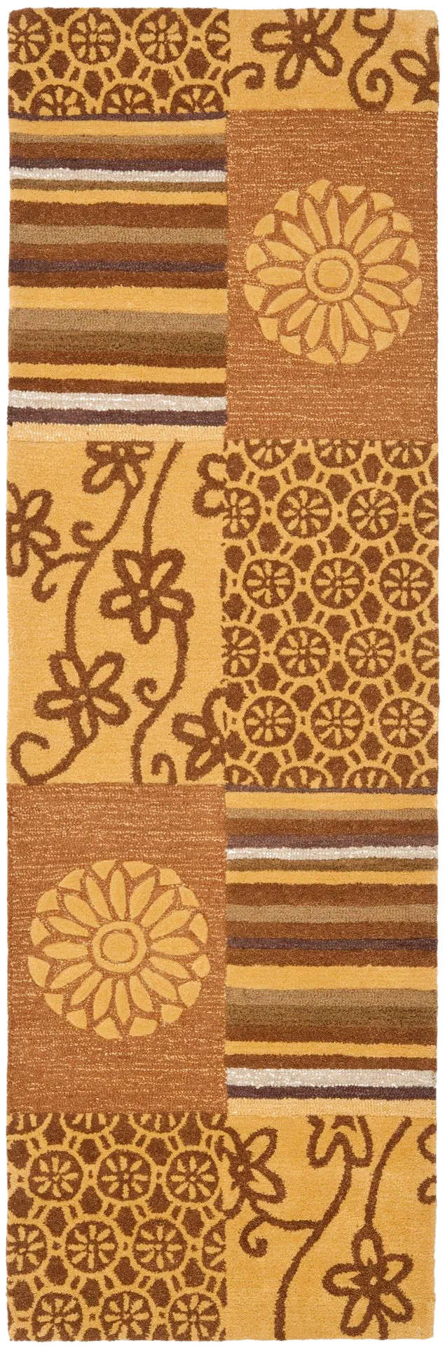 Soho Patchwork Floral Hand-Tufted Rug
