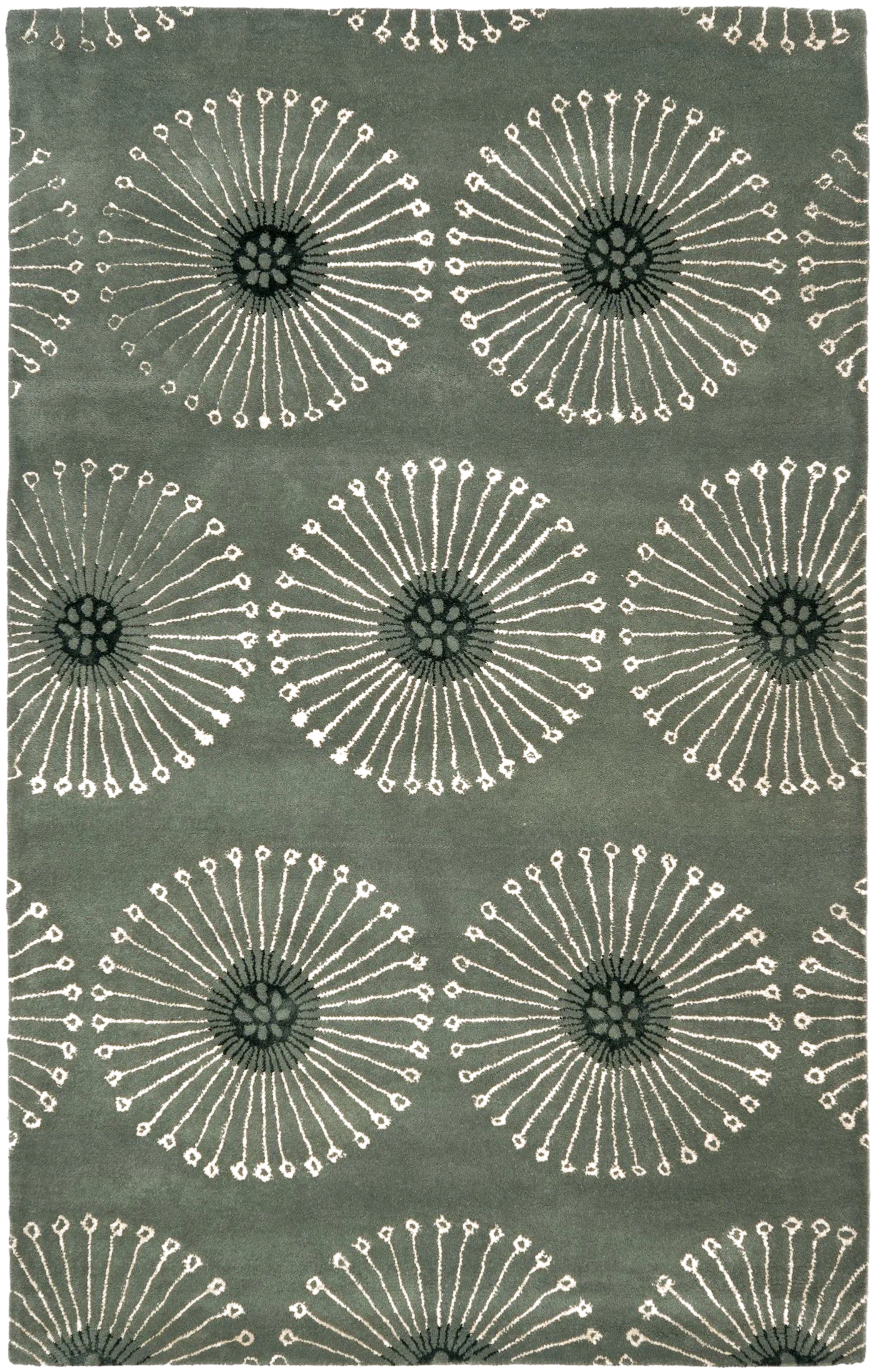 Soho Sunburst Hand-Tufted Wool Rug