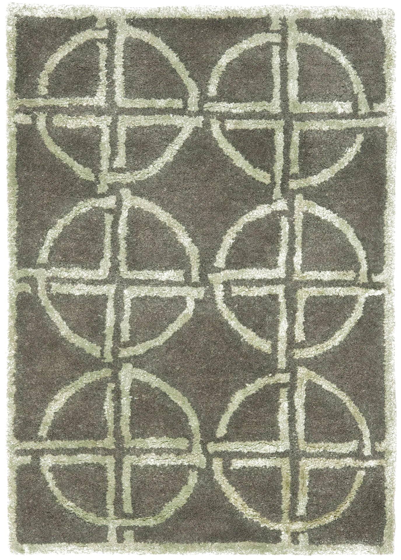 Soho Ring And Cross Hand-Tufted Wool Rug