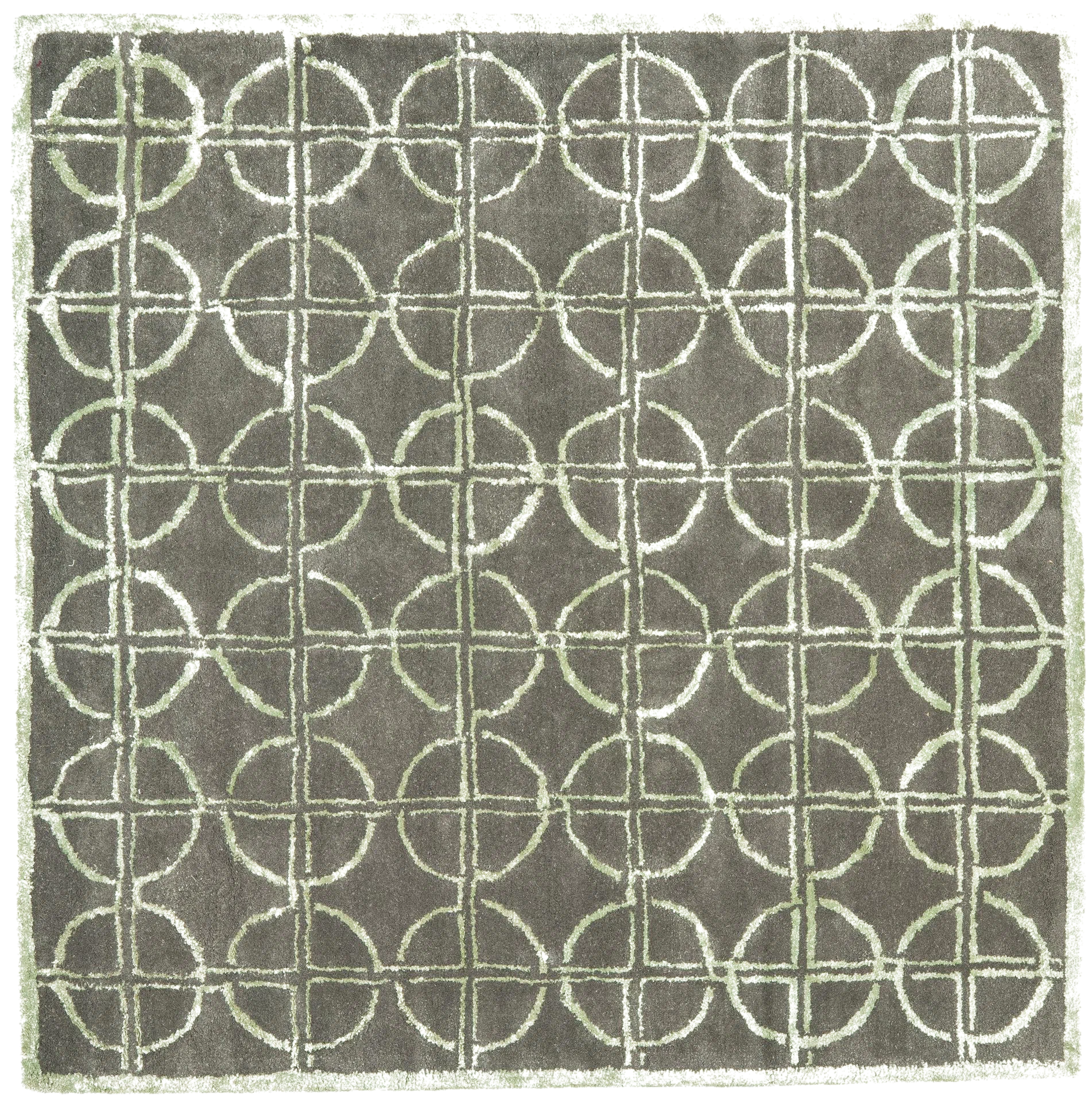 Soho Ring And Cross Hand-Tufted Wool Rug