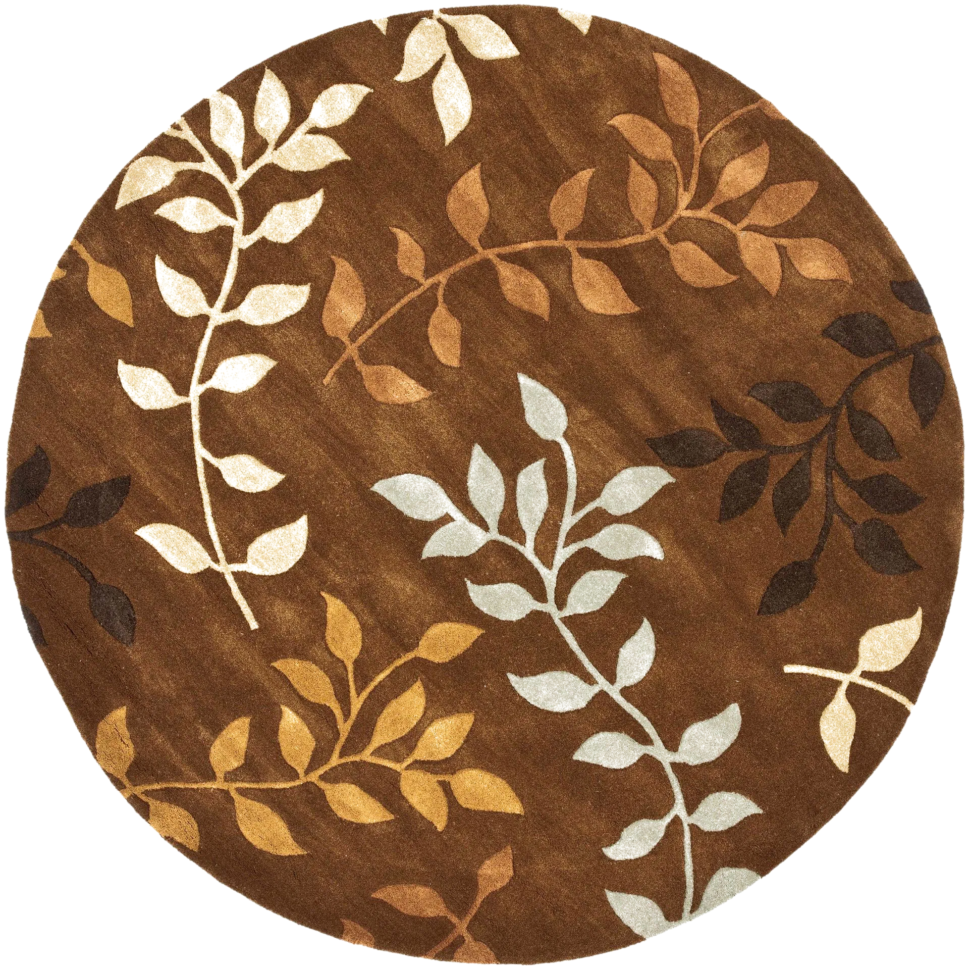 Soho Scattered Leaf Vine Hand-Tufted Rug