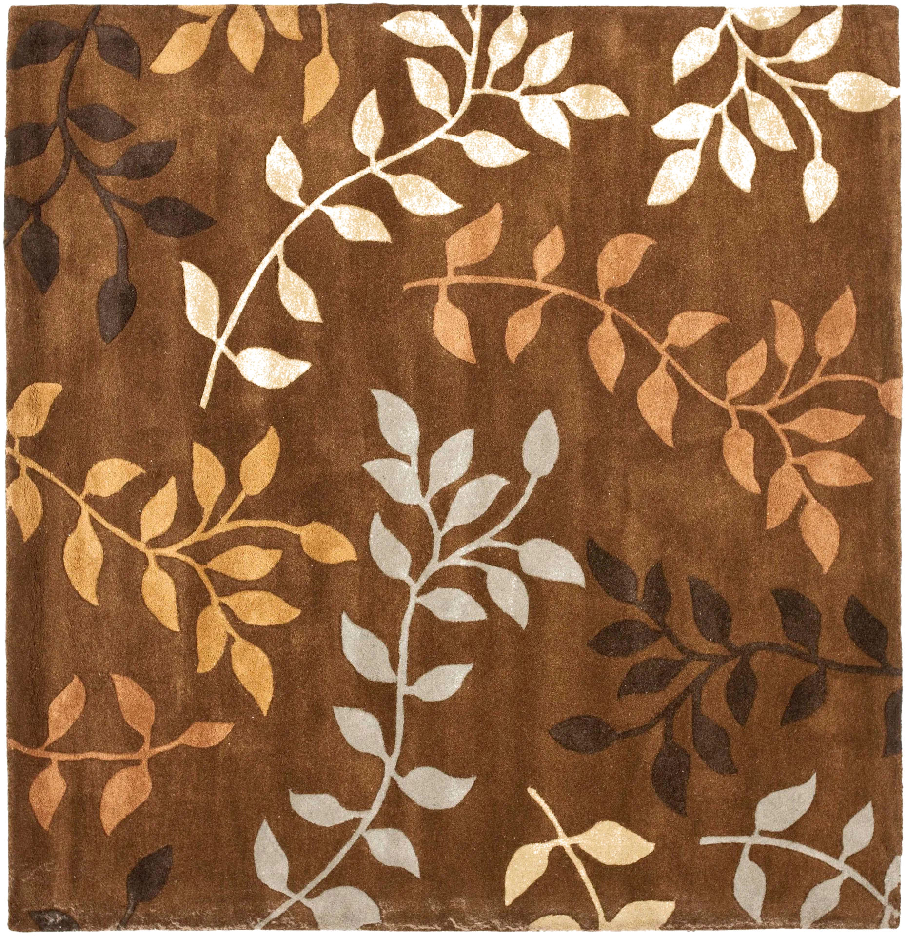 Soho Scattered Leaf Vine Hand-Tufted Rug