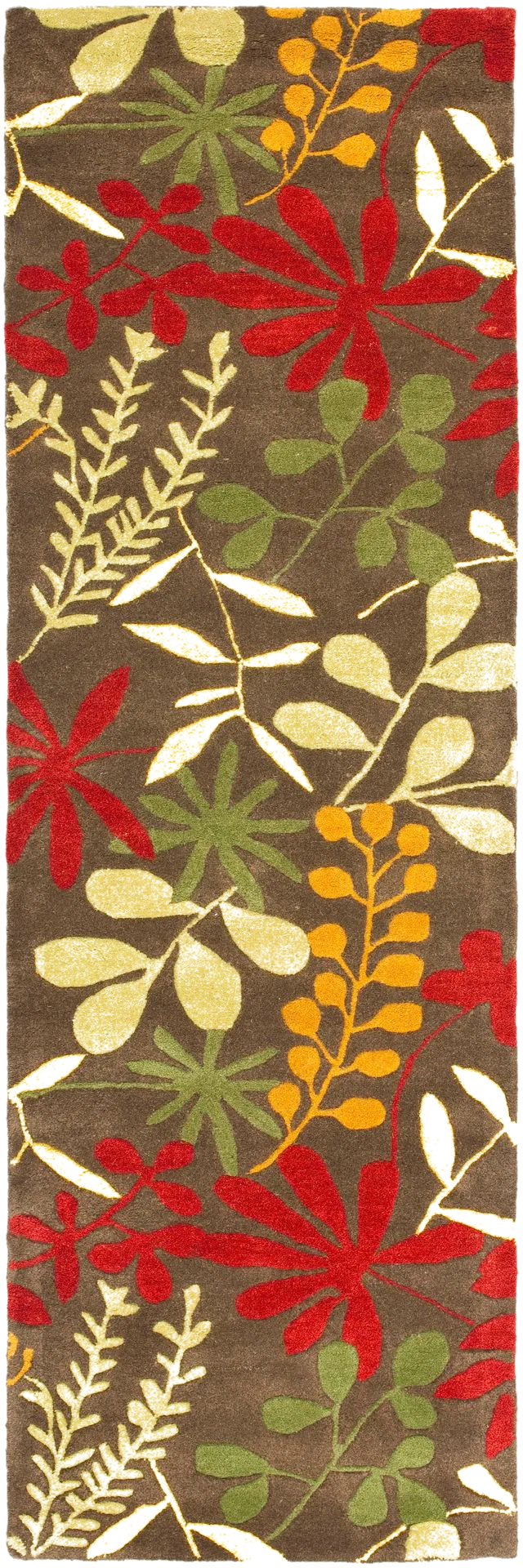Soho Botanical Leaves Hand-Tufted Rug