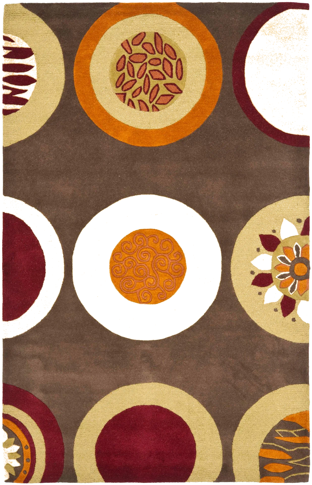 Soho Circle Medallion Hand-Tufted Wool Rug