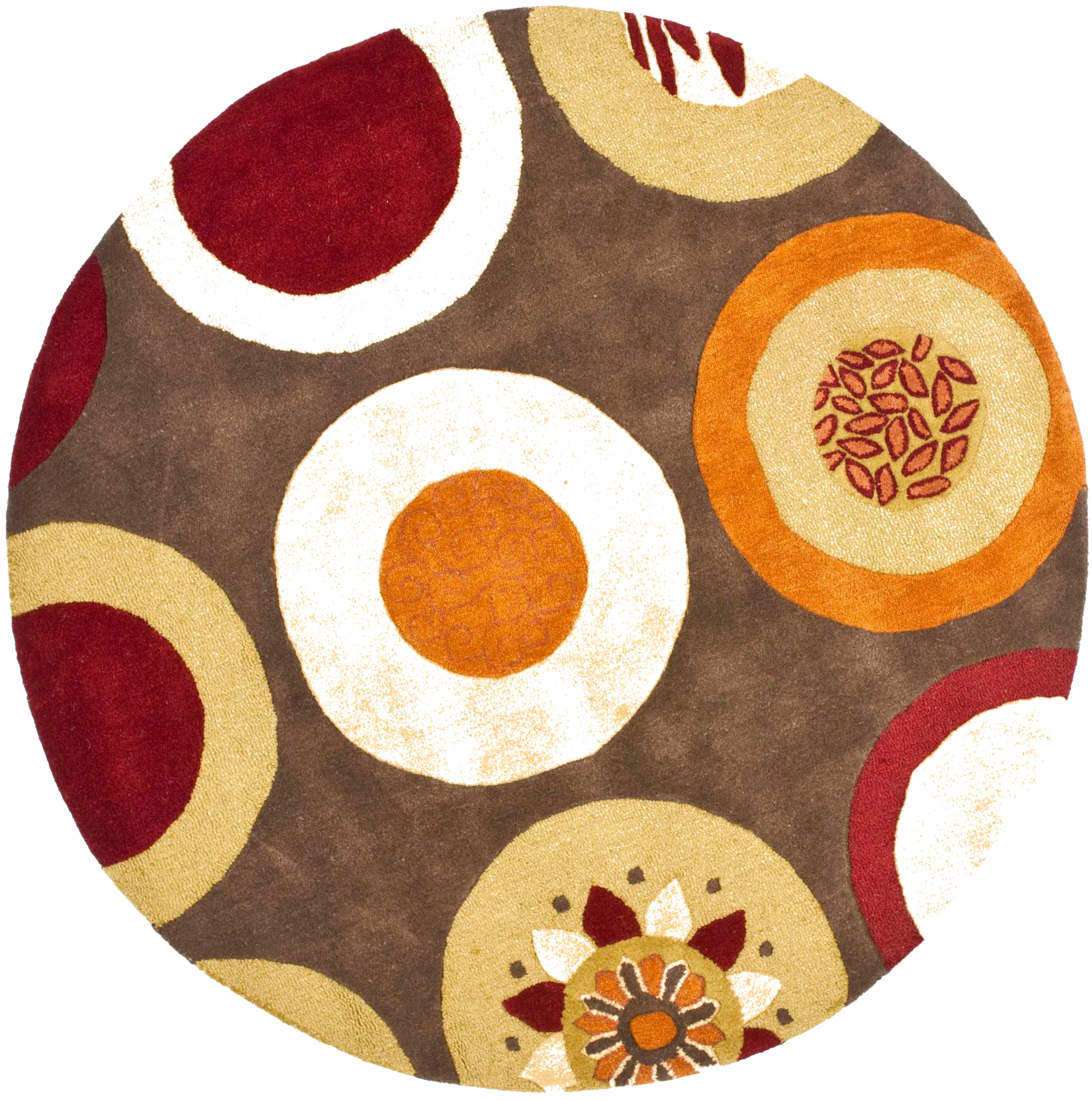 Soho Circle Medallion Hand-Tufted Wool Rug