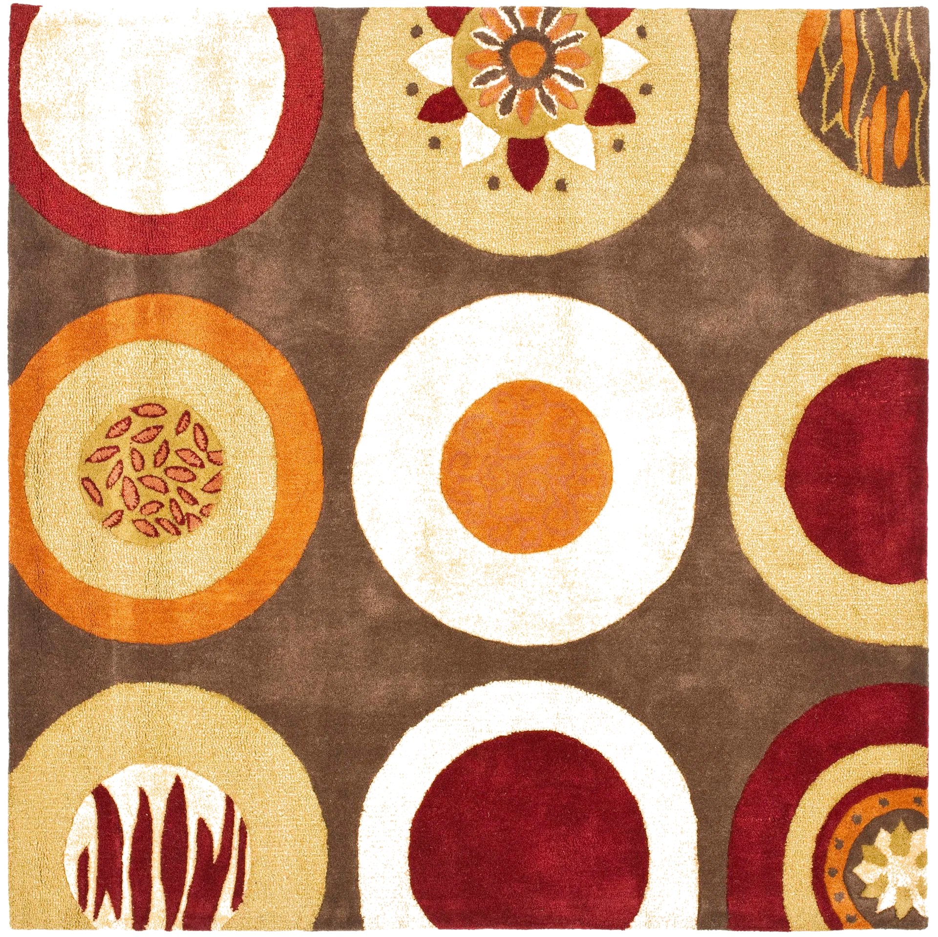 Soho Circle Medallion Hand-Tufted Wool Rug