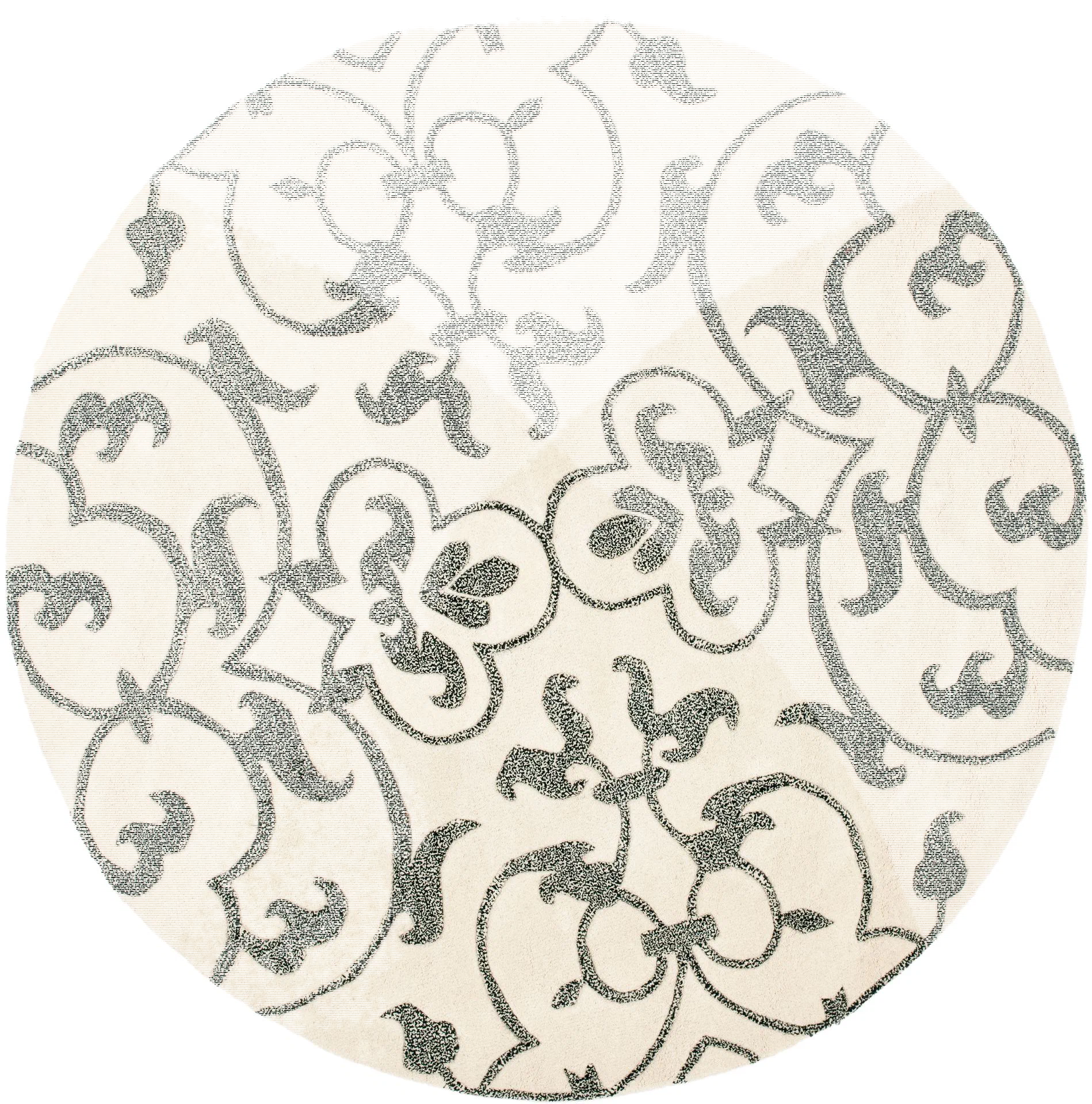 Soho Scrolling Foliage Hand-Tufted Wool Rug