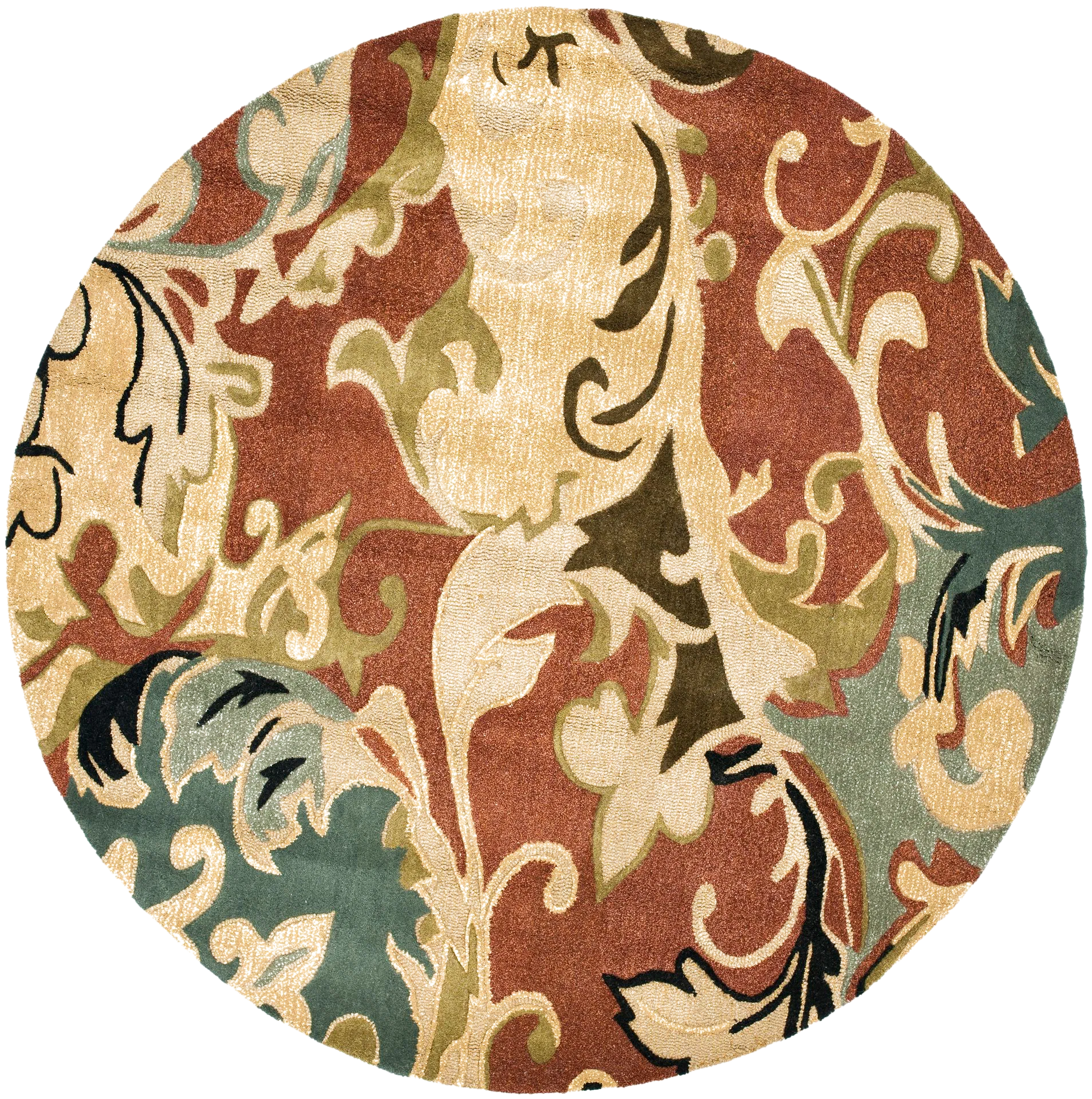 Soho Leaf Hand-Tufted Rug