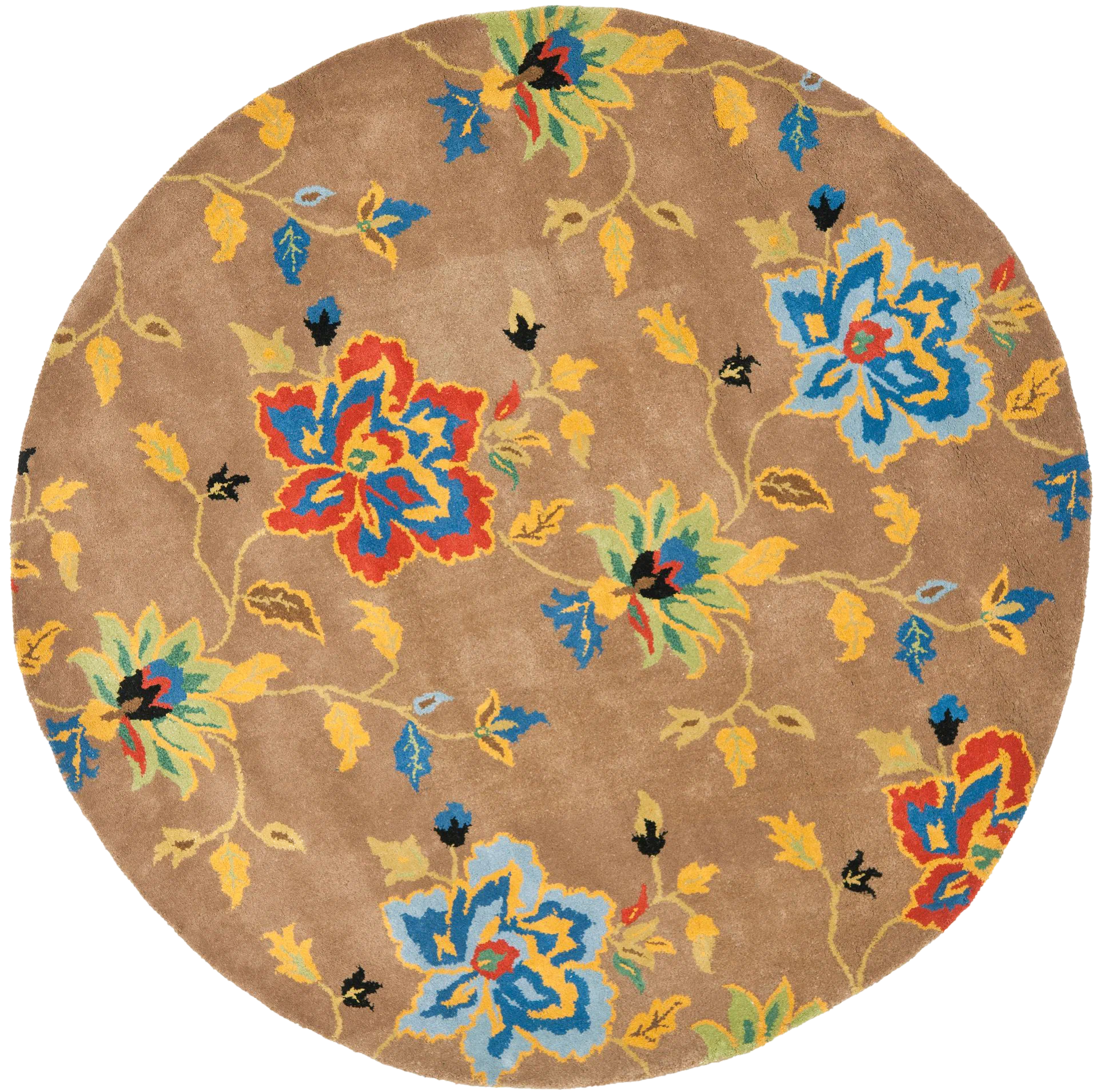 Soho Trailing Floral Hand-Tufted Wool Rug