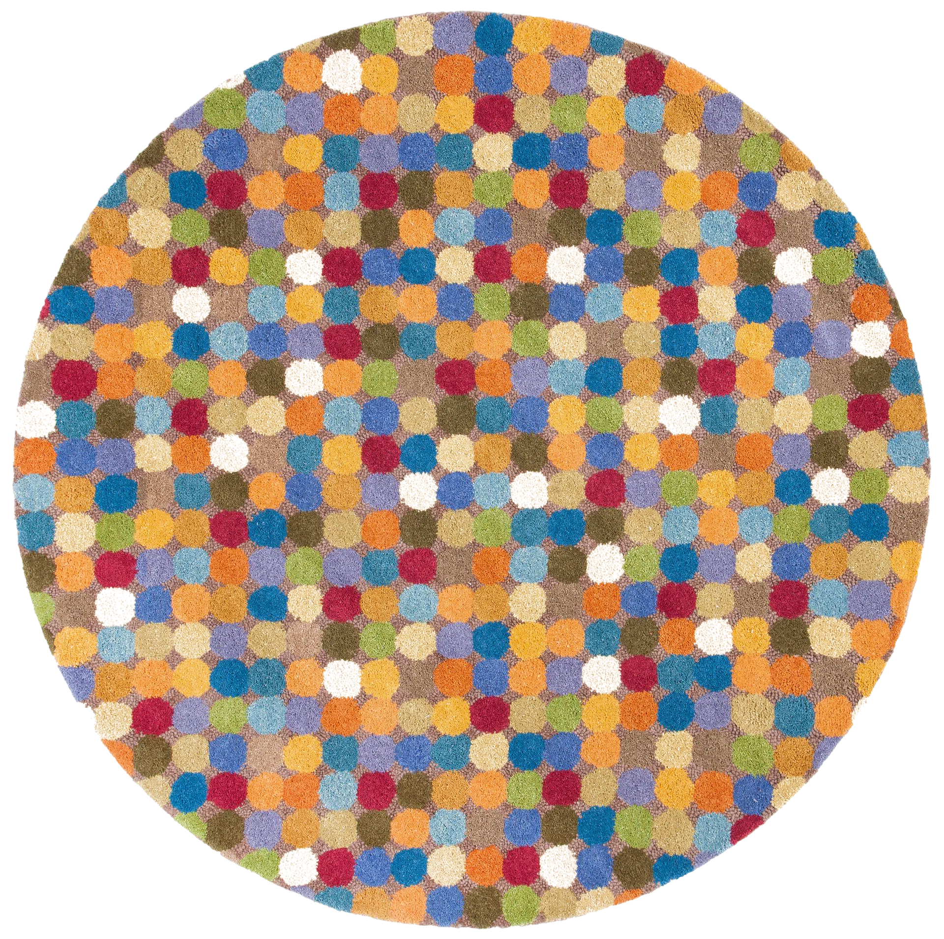 Soho Polka Dot Hand-Tufted Wool Rug